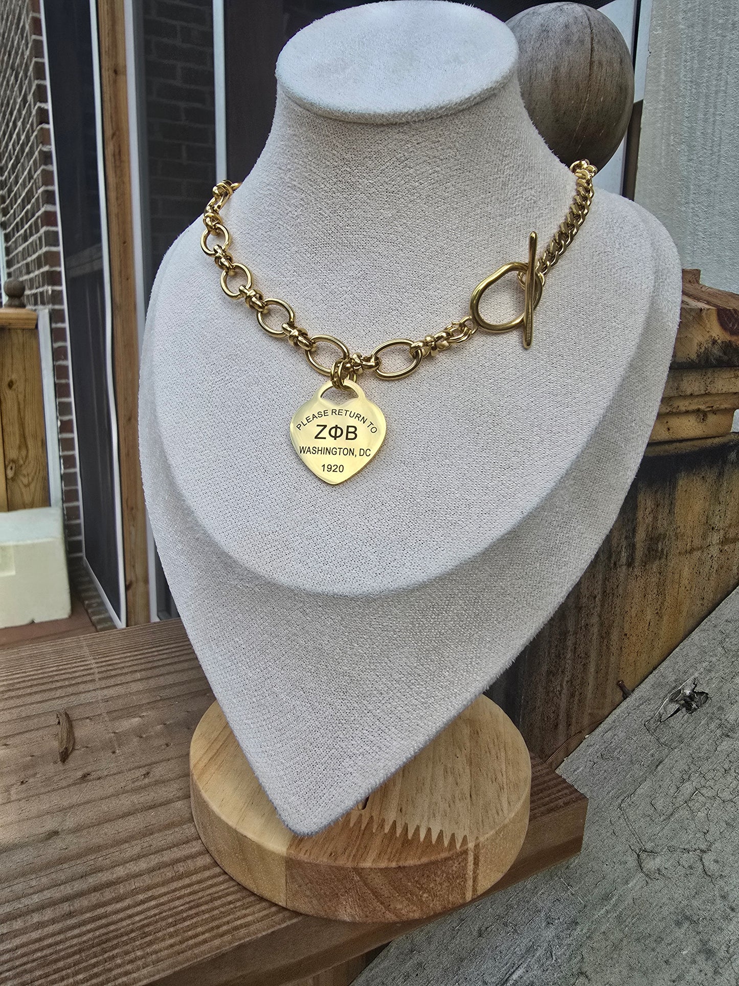 Tiffany Inspired Zeta Phi Beta Sorority Necklaces Available In Silver