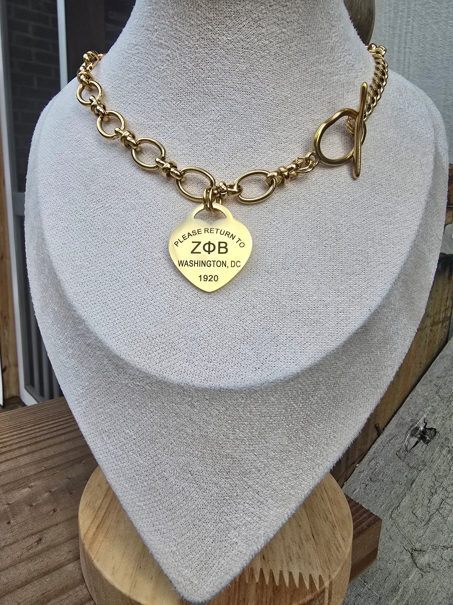 Tiffany Inspired Zeta Phi Beta Sorority Necklaces Available In Silver
