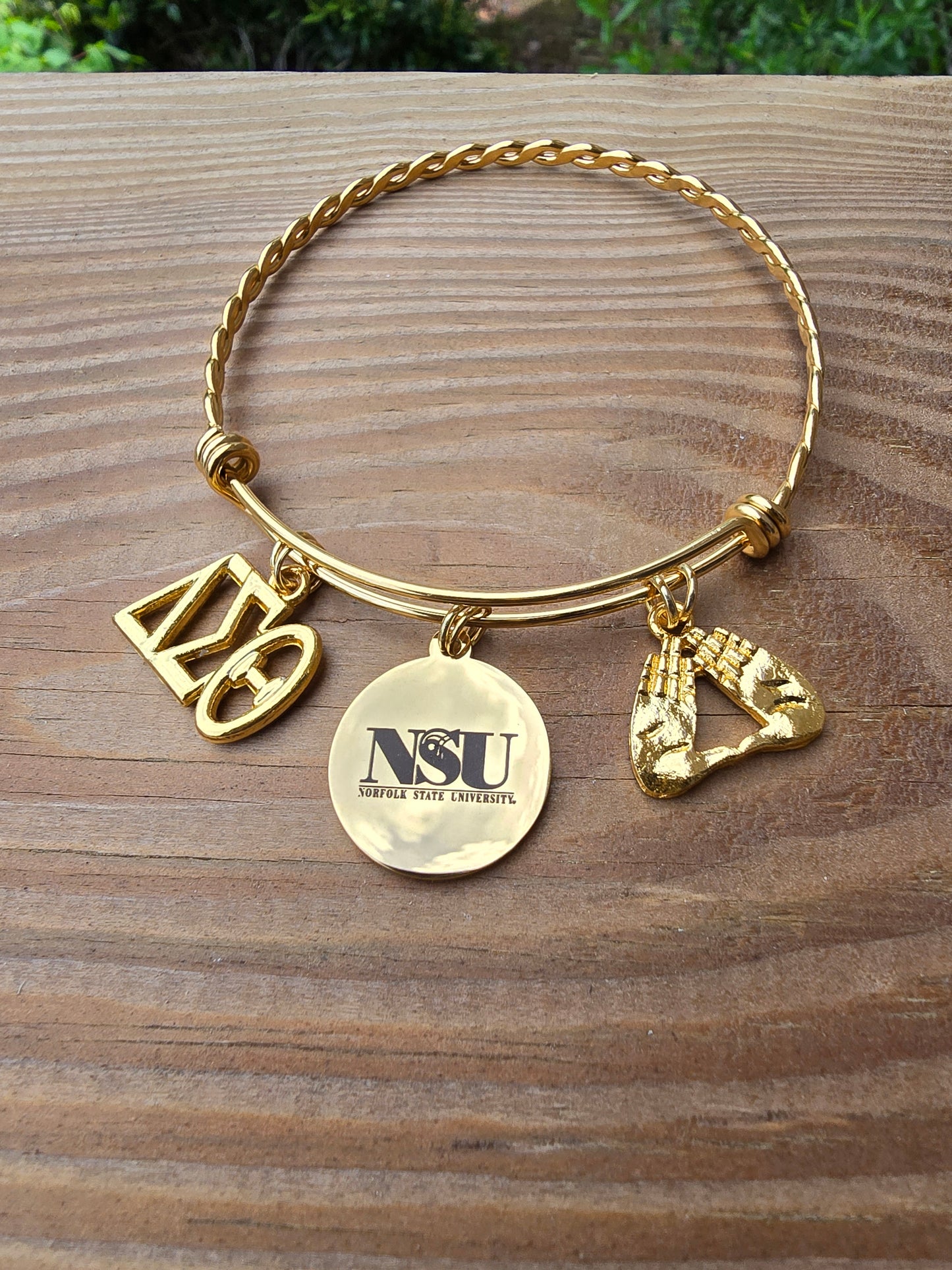 Norfolk State University Delta Bracelet - HBCU - Delta Sigma Theta Bracelet - Sorority Bracelet - DST University bracelet - Sorority Jewelry - NSU