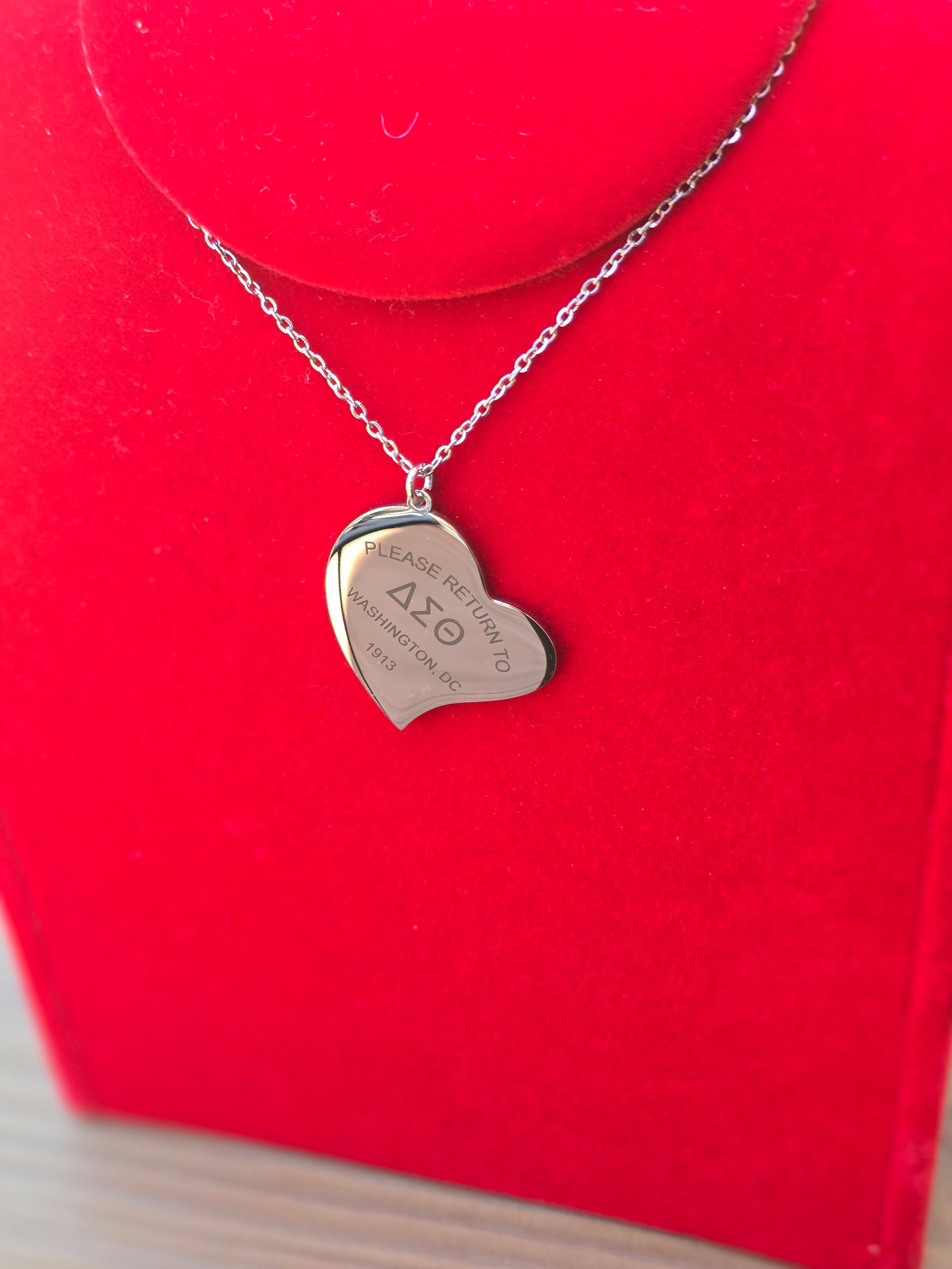 Tiff Inspired Large Charm Delta Sigma Theta Sorority Necklace