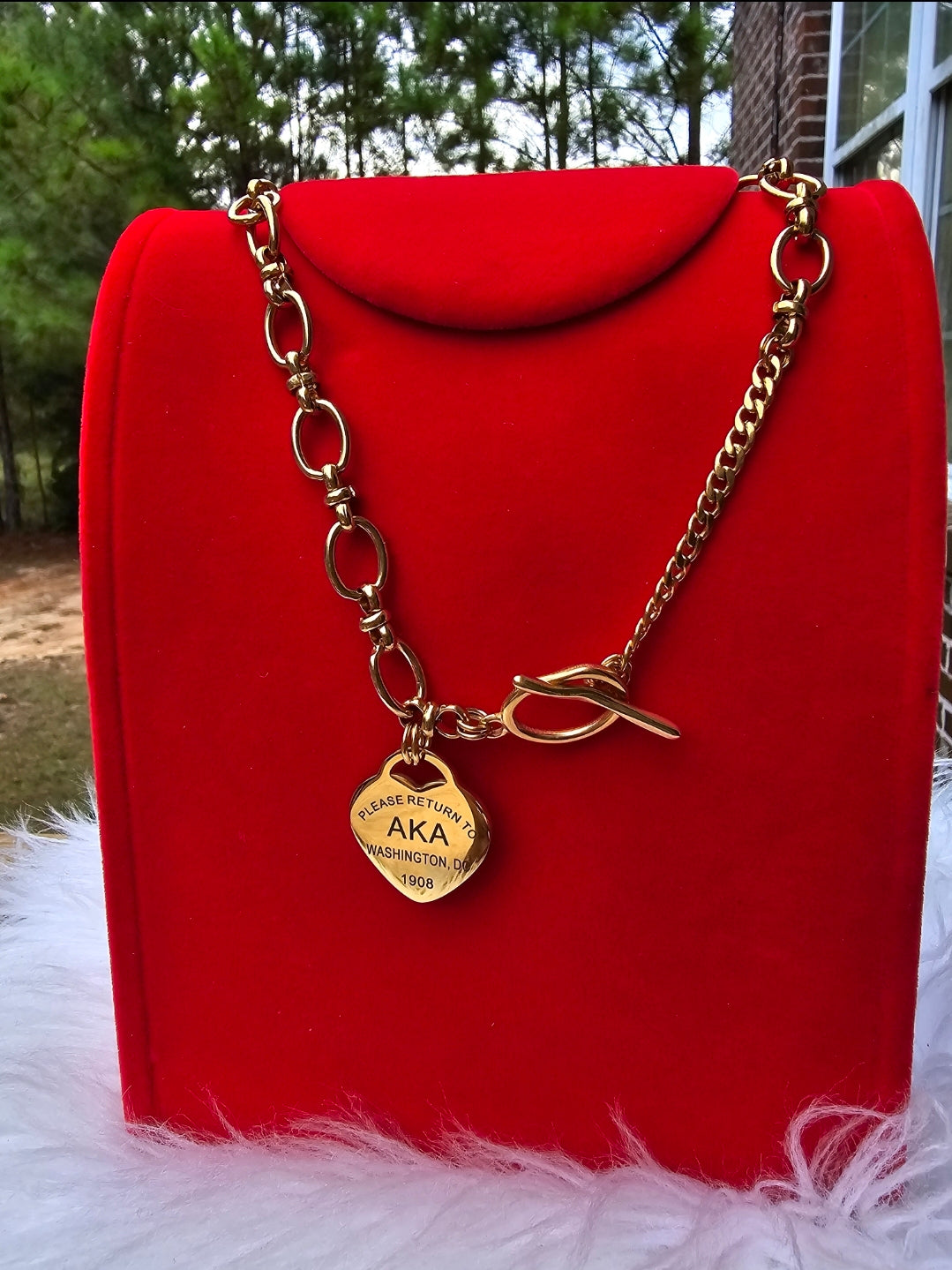 Tiffany Inspired AKA Sorority Necklaces Available In Silver
