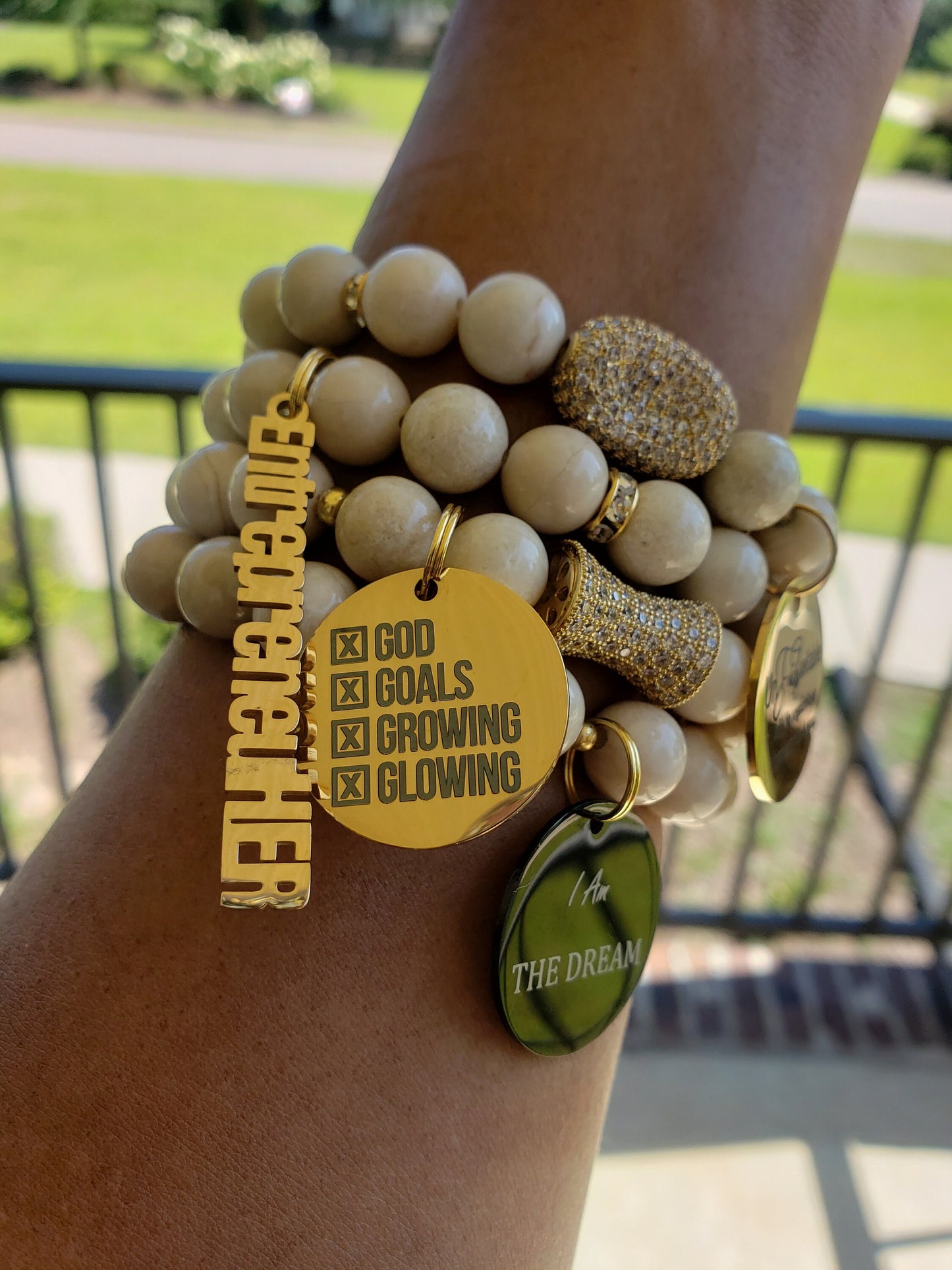 Custom Fit Stack Bracelet Set (charms may be changed)