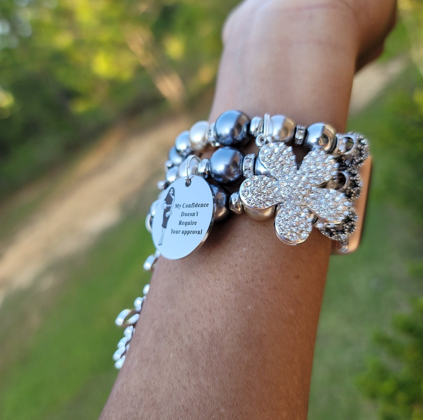 Apple Watch Band Custom Fit (charms may be changed at customers request)