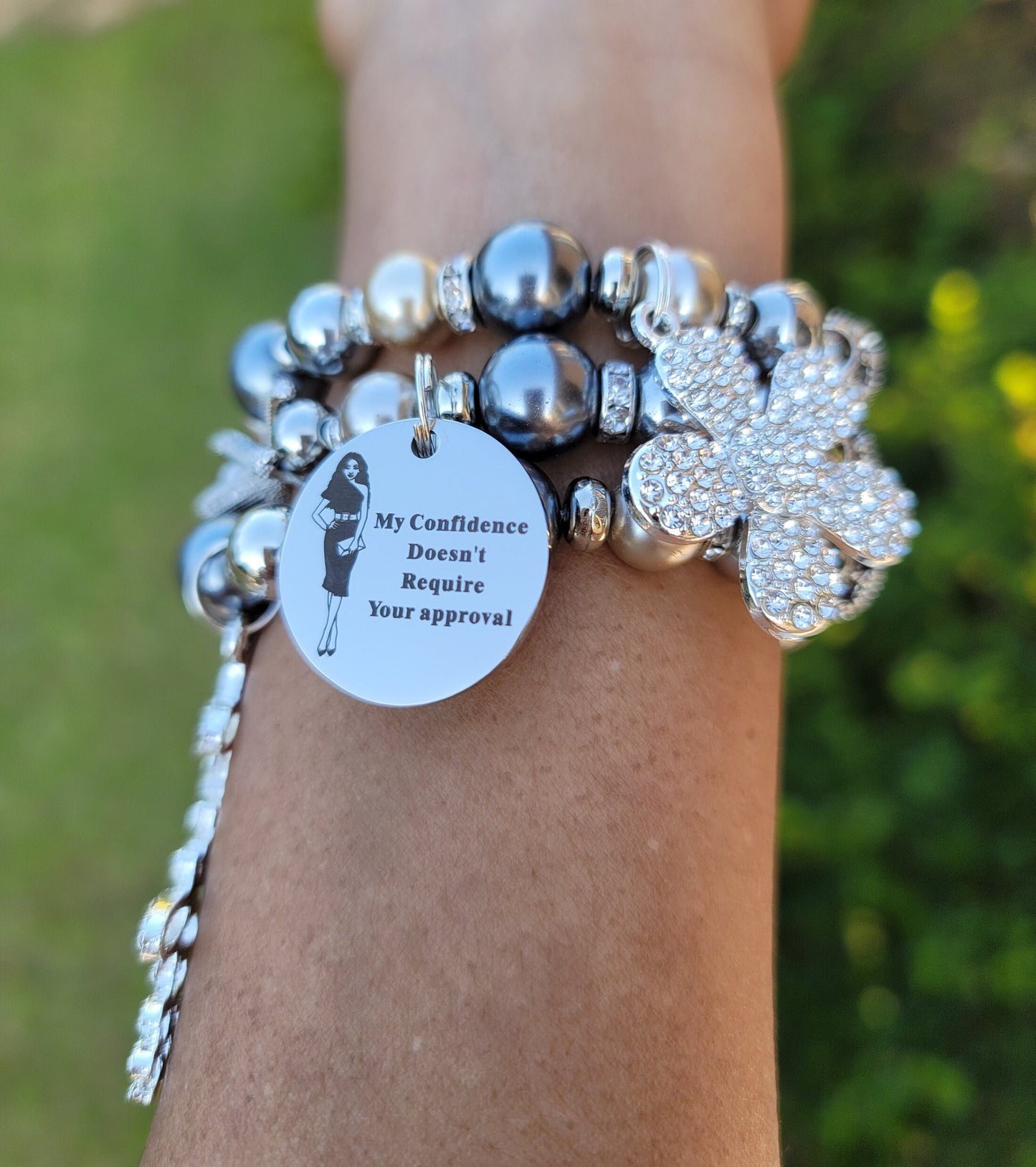 Apple Watch Band Custom Fit (charms may be changed at customers request)