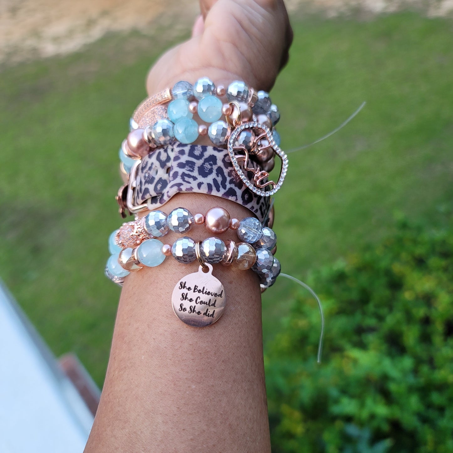 Stack Bracelet Set (charms may be changed)