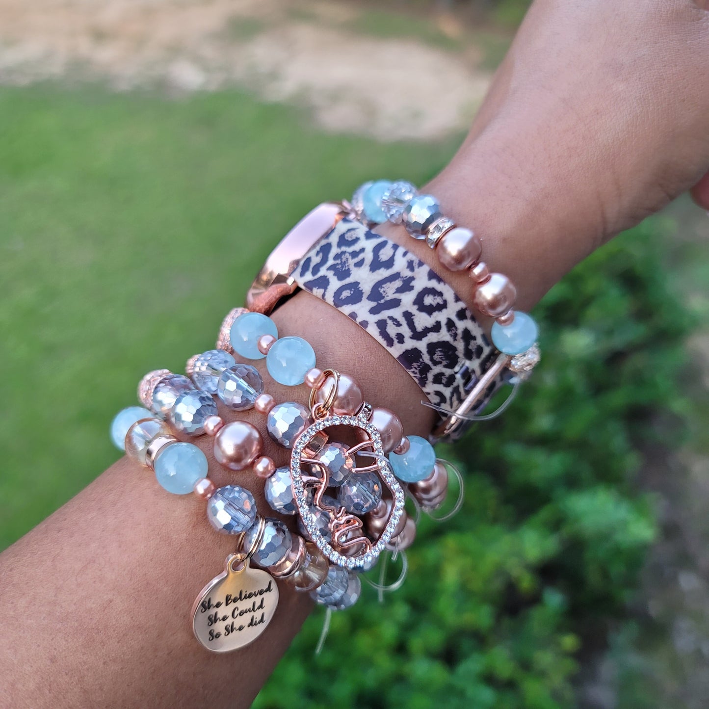 Stack Bracelet Set (charms may be changed)
