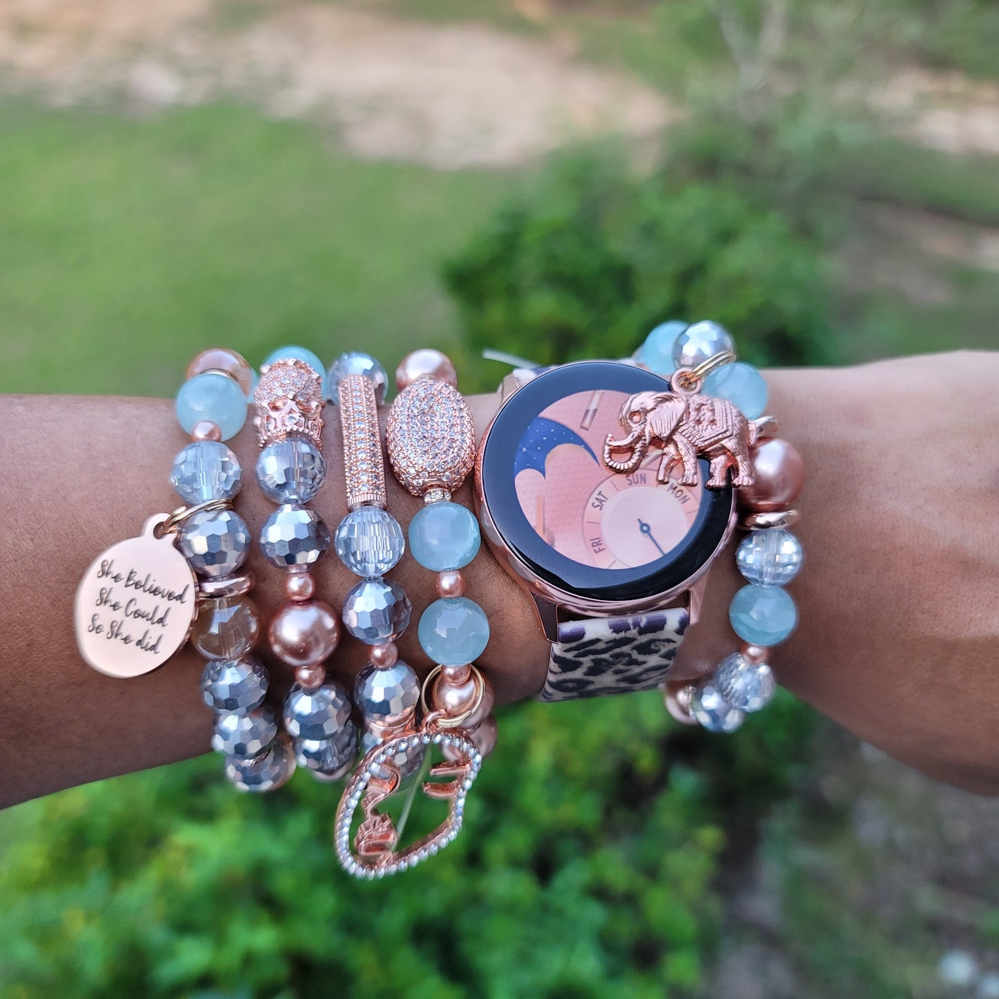 Stack Bracelet Set (charms may be changed)