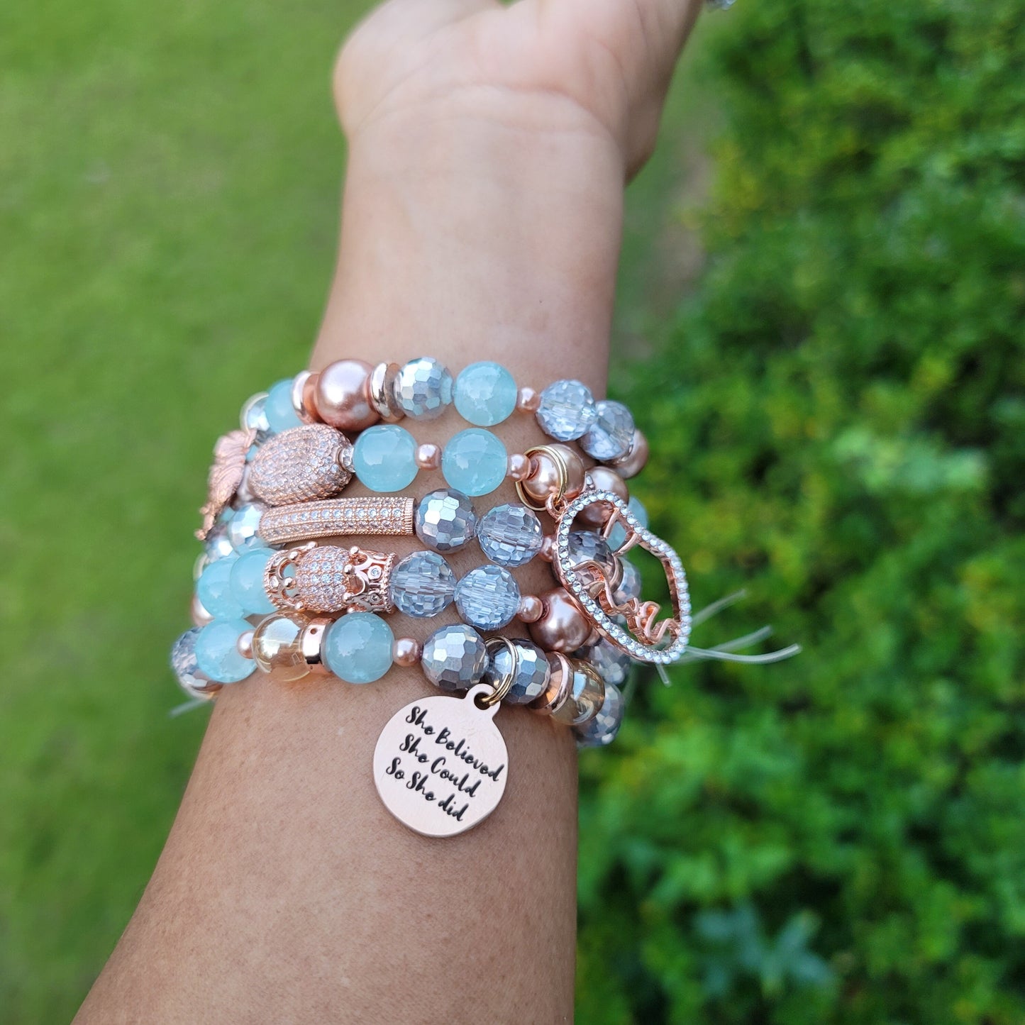 Stack Bracelet Set (charms may be changed)