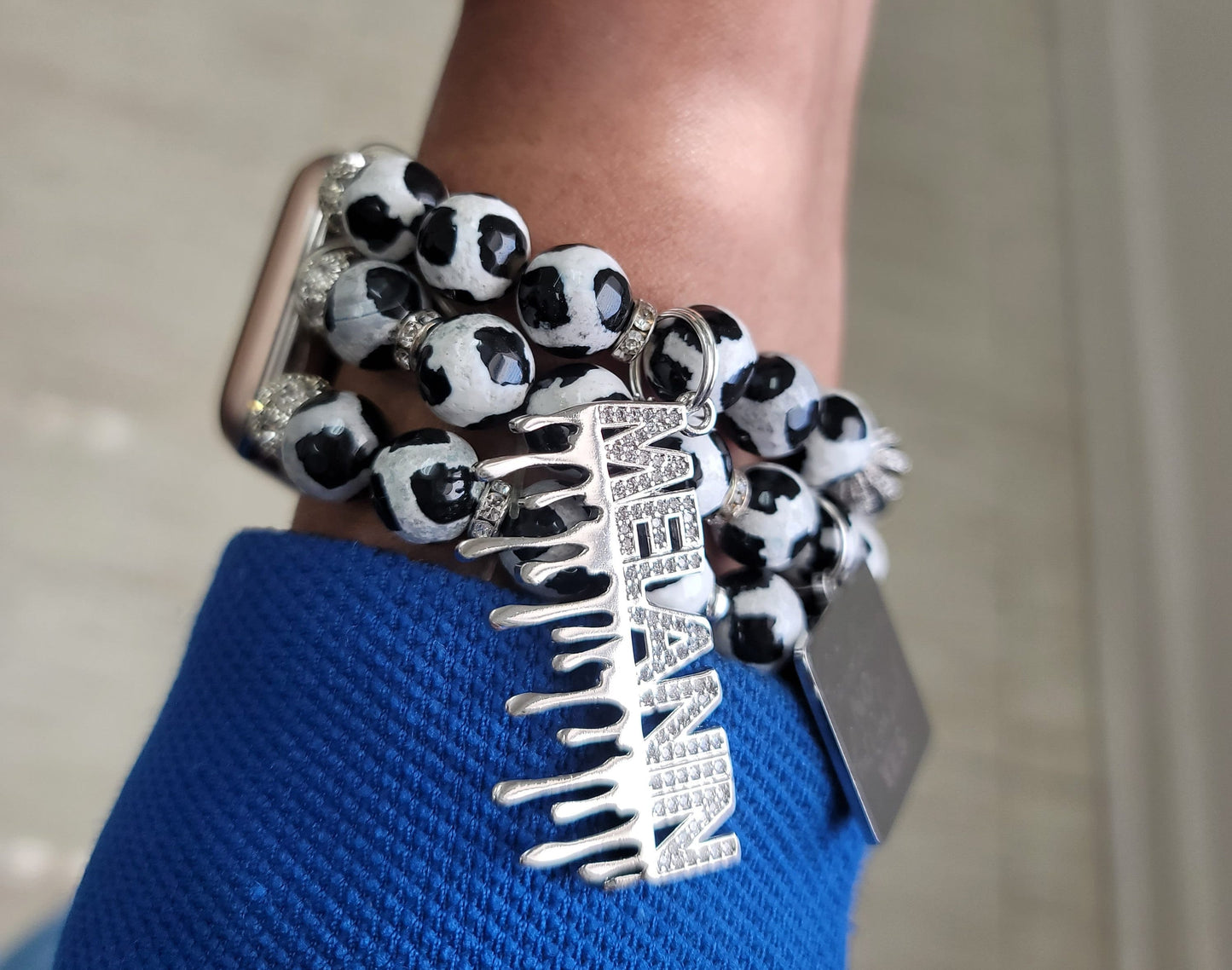 Apple Watch Band Custom Fit (charms may be exchanged at customers request)