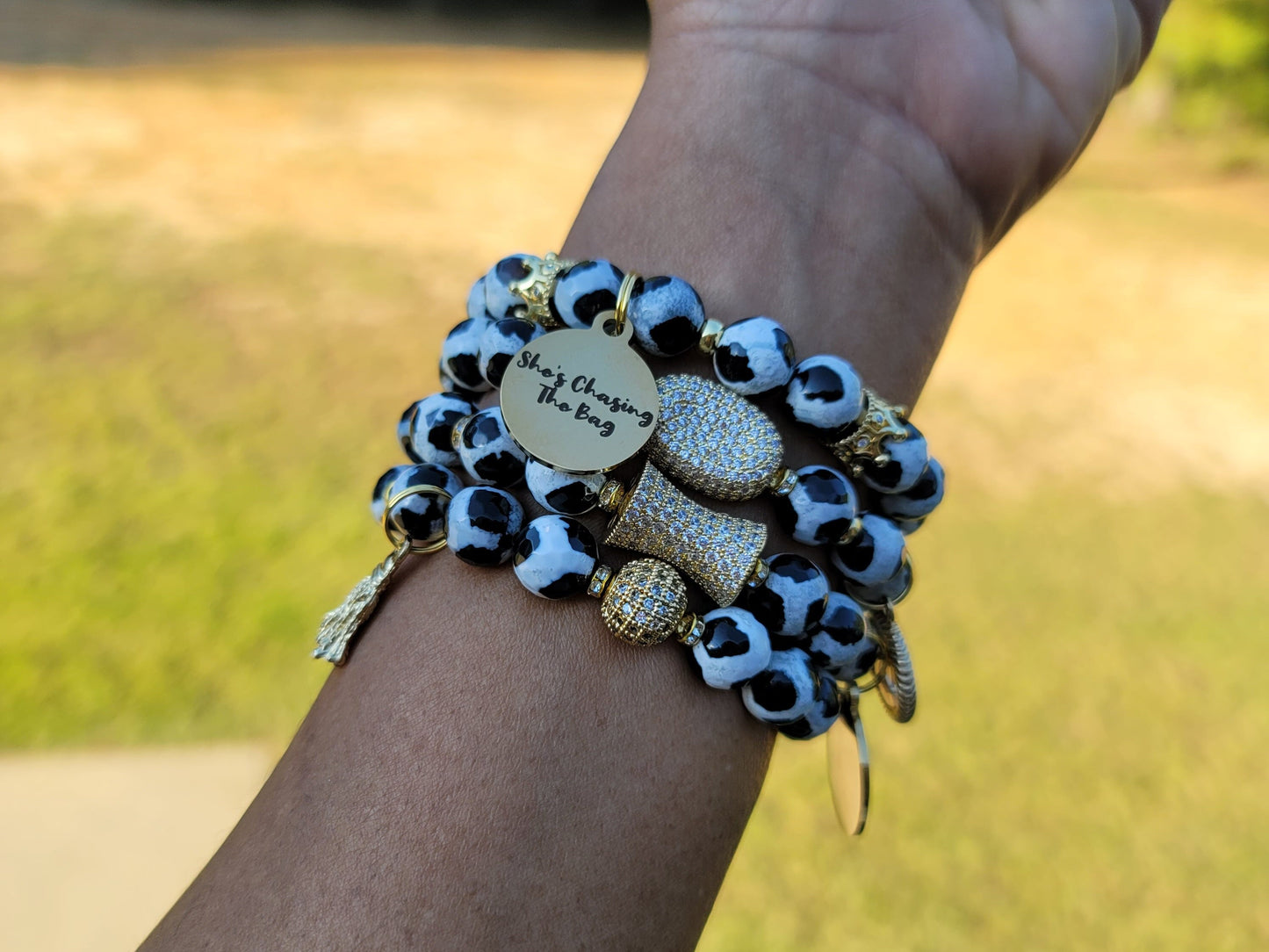 Stack Bracelet Custom Fit Set (charms may be changed)