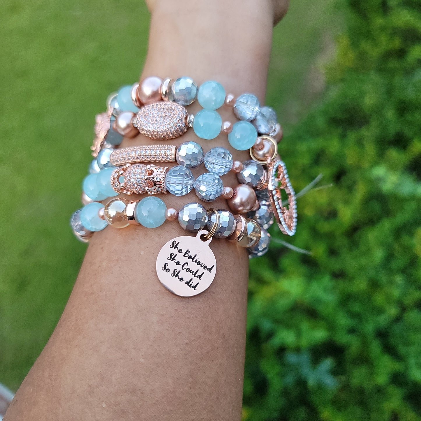 Stack Bracelet Set (charms may be changed)