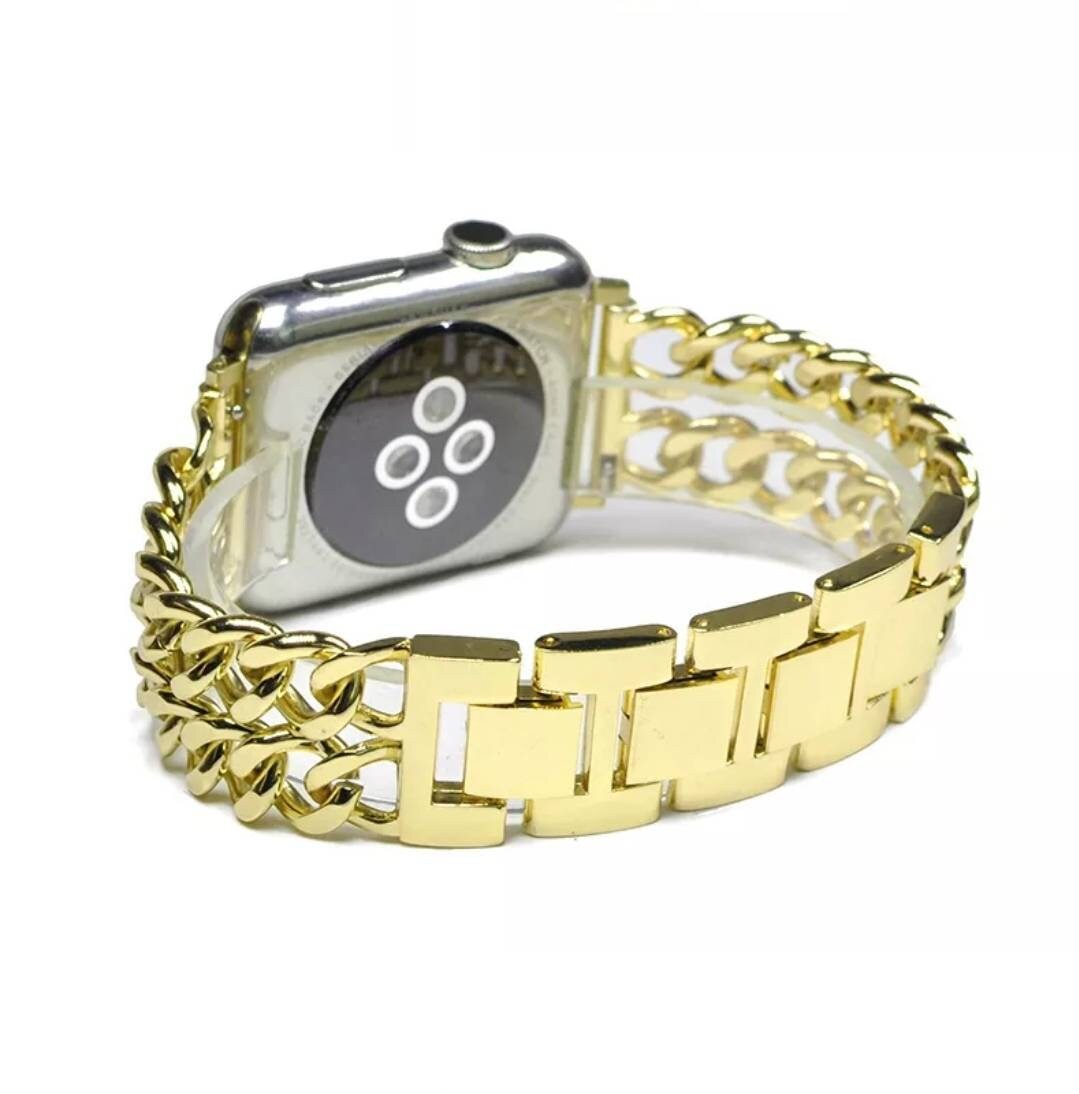 Customize Your Apple Link Watch Band Available In Silver & Gold (select up to 6 charms of your choice)