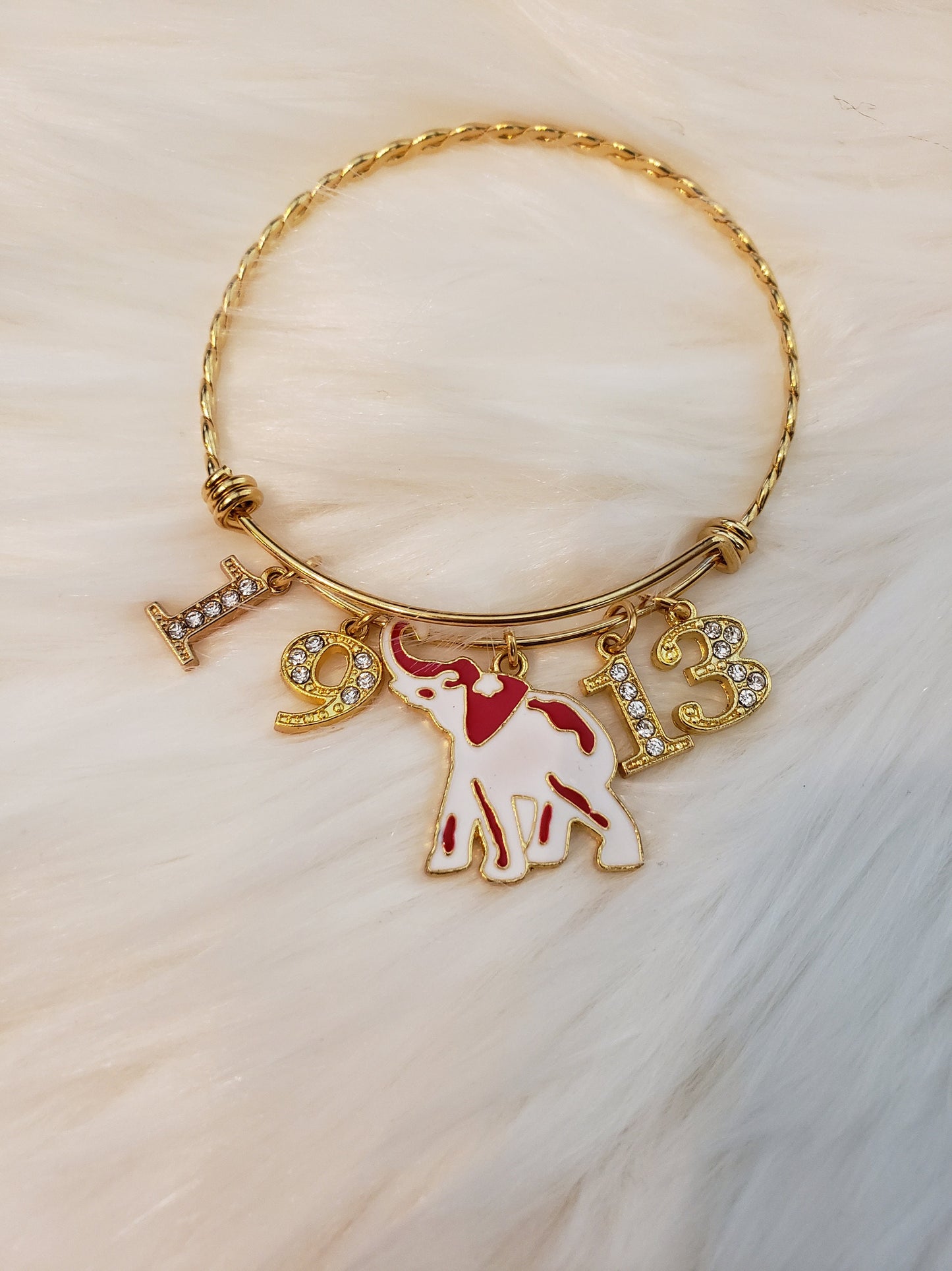 Delta Expandable Sorority Bracelet Available In Gold and Silver