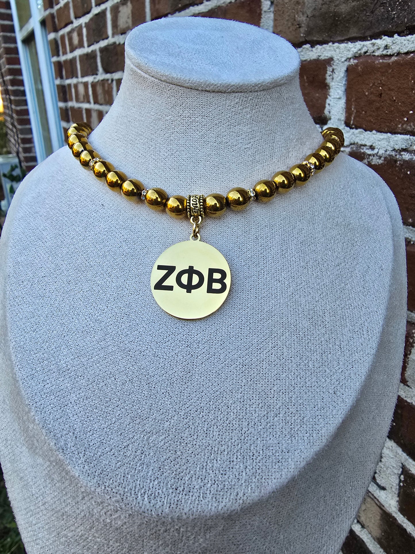 Zeta Phi Beta Beaded Sorority Necklaces - Z Phi B Beaded Sorority Necklace - Zeta Phi Beta Jewelry