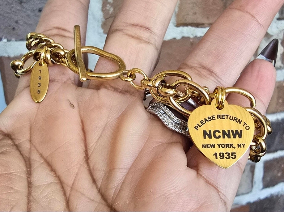 National Council of Negro Women Bracelet- 1935 Bracelet - NCNW Jewelry - NCNW gift - HBCU Jewelry