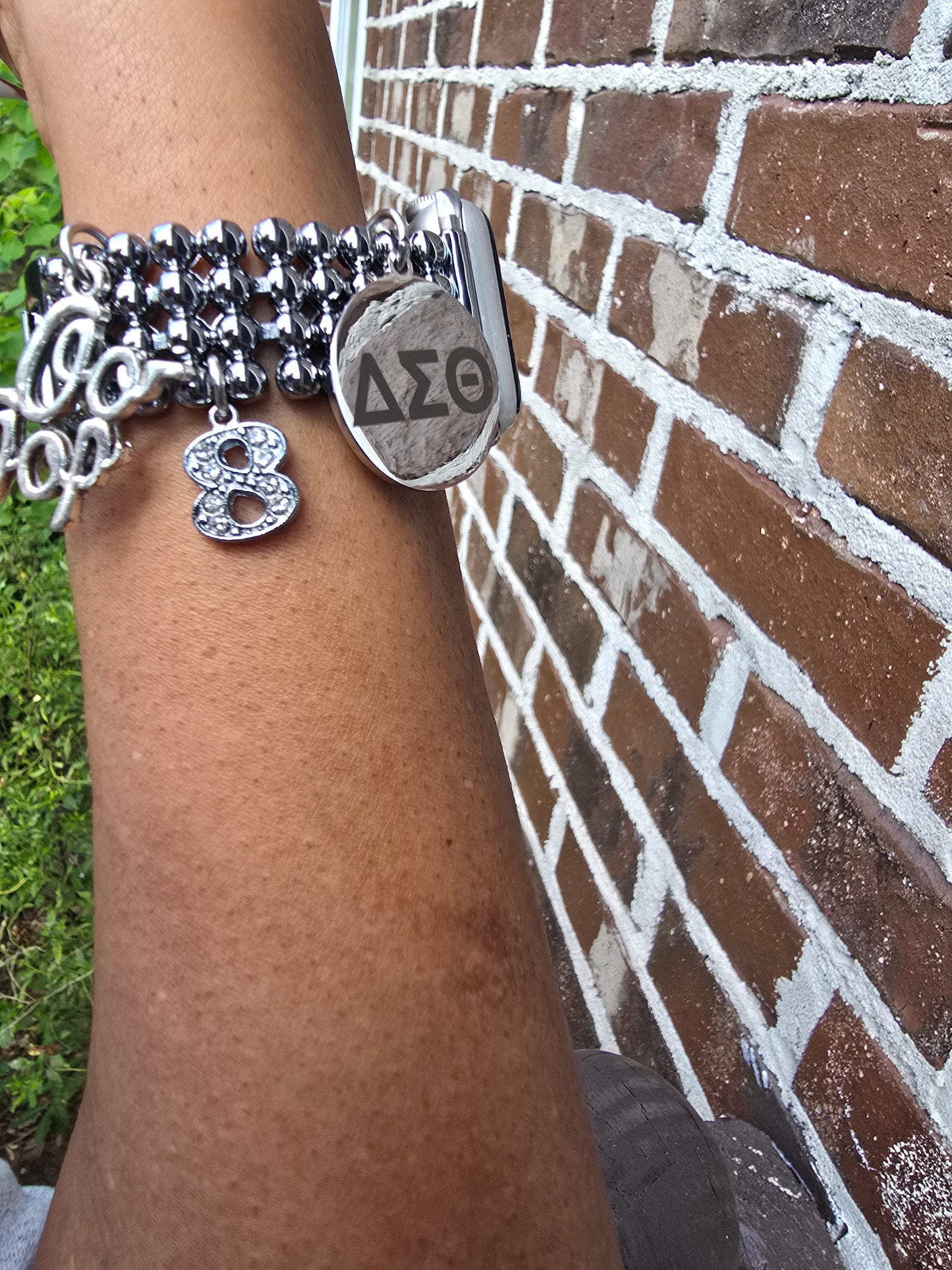 Premium Stainless Steel Delta Watch Band - Delta Sigma Theta Watch Band - Sorority Watch Band - DST Watch Band - Delta Apple Watch Band