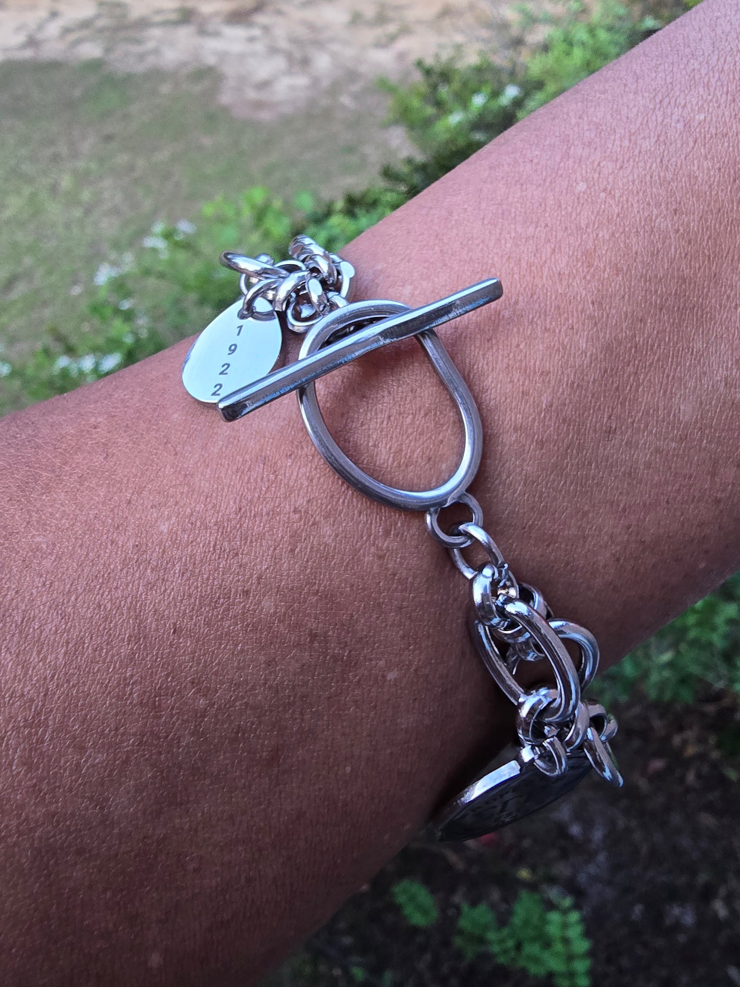 Property of Sigma Gamma Rho Tiffany Inspired Bracelet - SGR Bracelet - Sorority Bracelet - 1922 Bracelet - SGRho Bracelet - SGR Jewelry