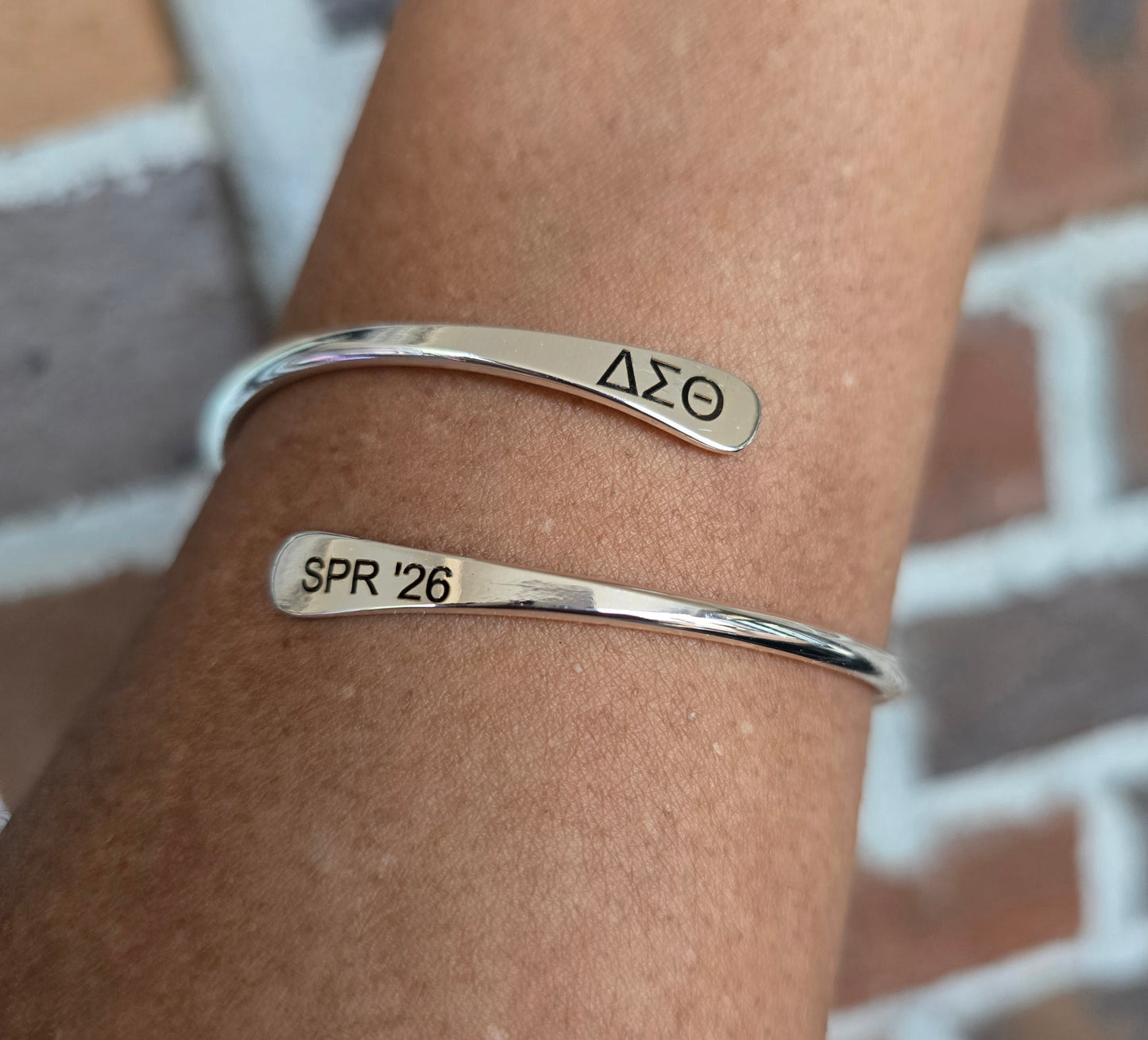 Delta Spring 2026 Adjustable Cuff Bracelet - HBCU Bracelet Delta Sigma Theta Bracelet - DST - Spring 2026 - Sorority Jewelry