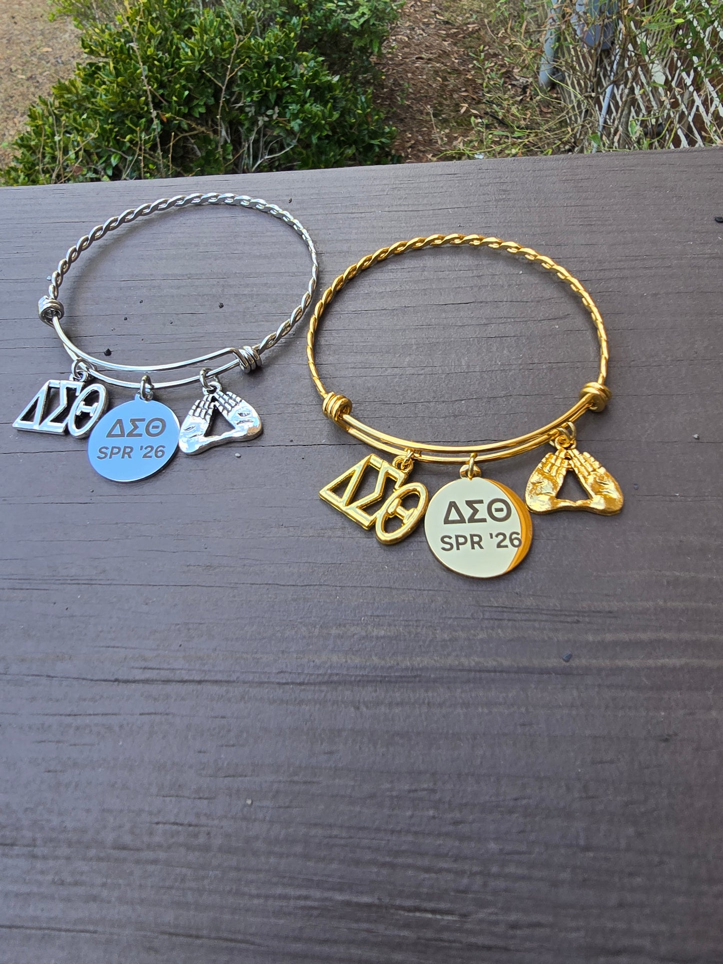 Delta Spring 2026 Charm Bracelet - HBCU Bracelet Delta Sigma Theta Bracelet - DST - Spring 2026 - Sorority Jewelry