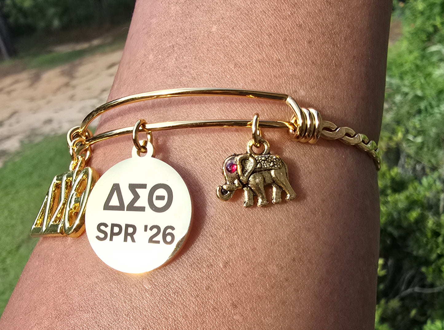 Delta Spring 2026 Charm Bracelet - HBCU Bracelet Delta Sigma Theta Bracelet - DST - Spring 2026 - Sorority Jewelry
