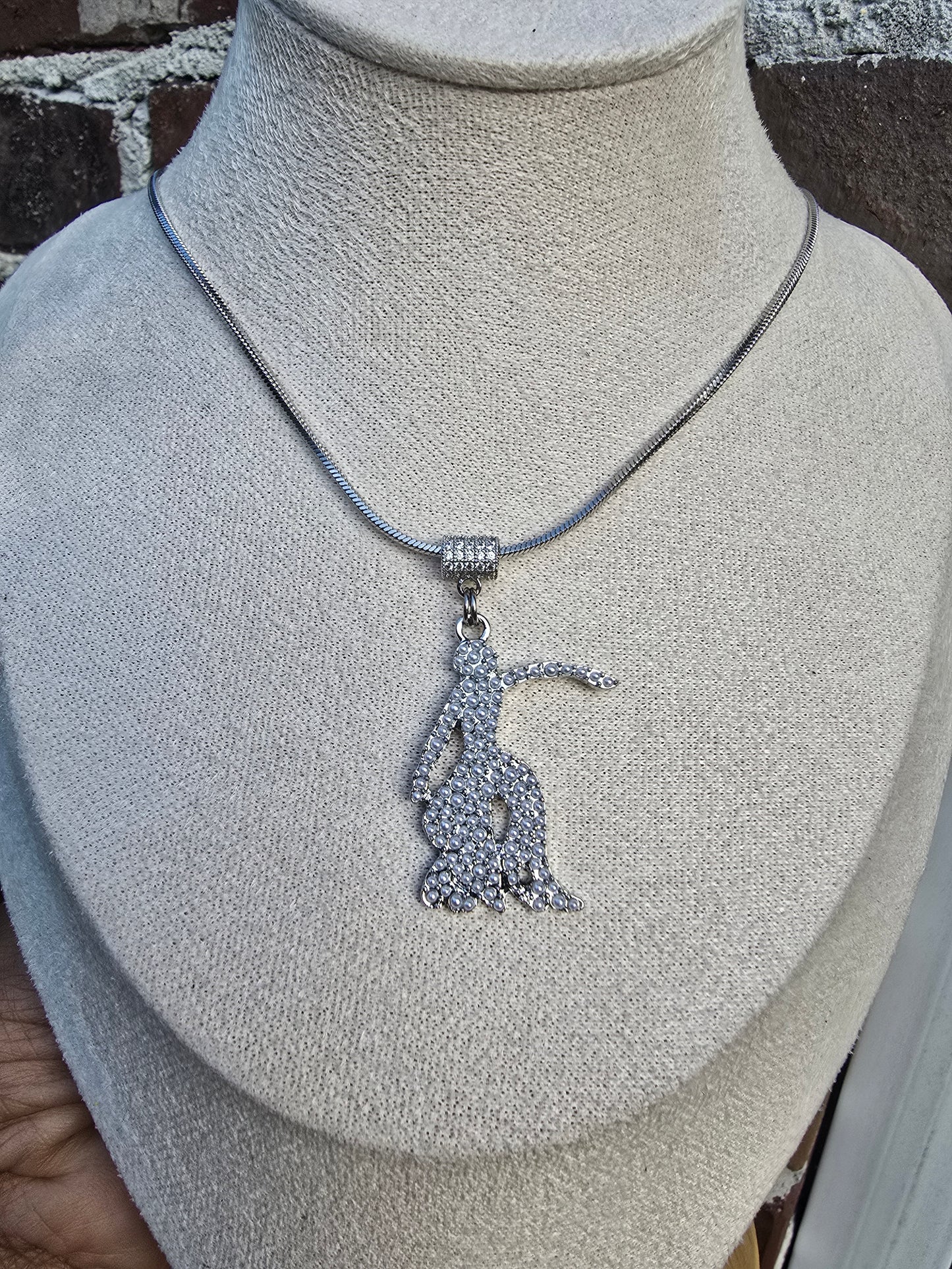 Delta Sigma Theta Sorority Lady Fortitude Necklace