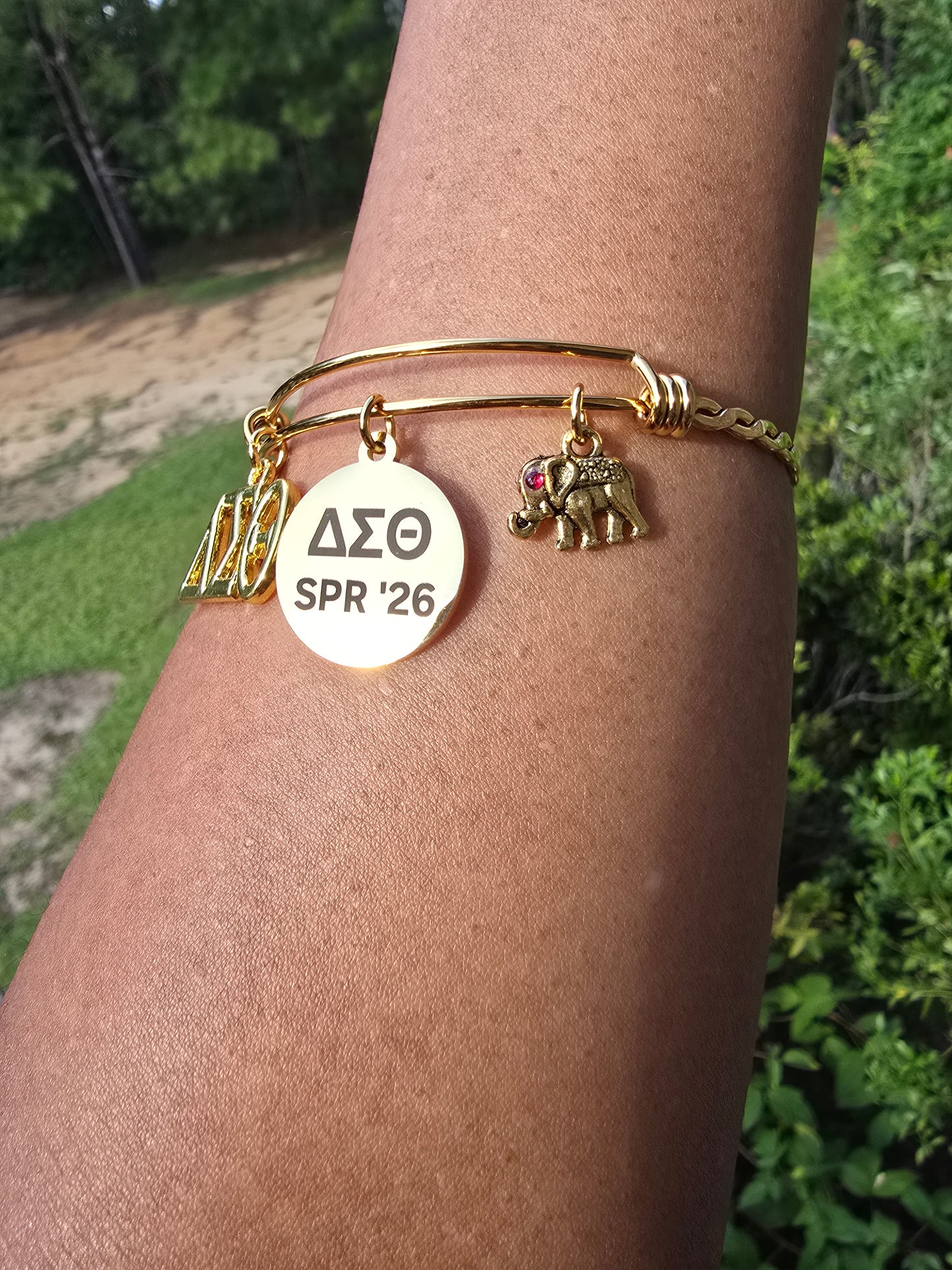 Delta Spring 2026 Charm Bracelet - HBCU Bracelet Delta Sigma Theta Bracelet - DST - Spring 2026 - Sorority Jewelry