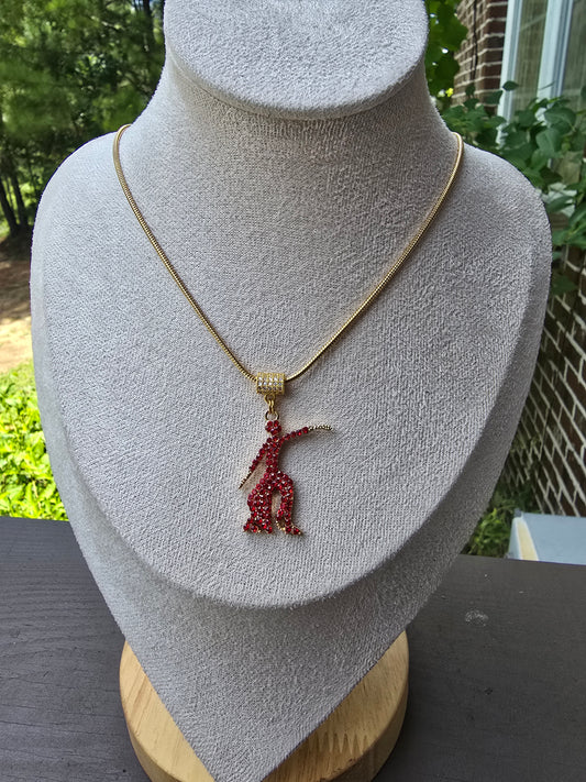 Delta Sigma Theta Sorority Lady Fortitude Necklace