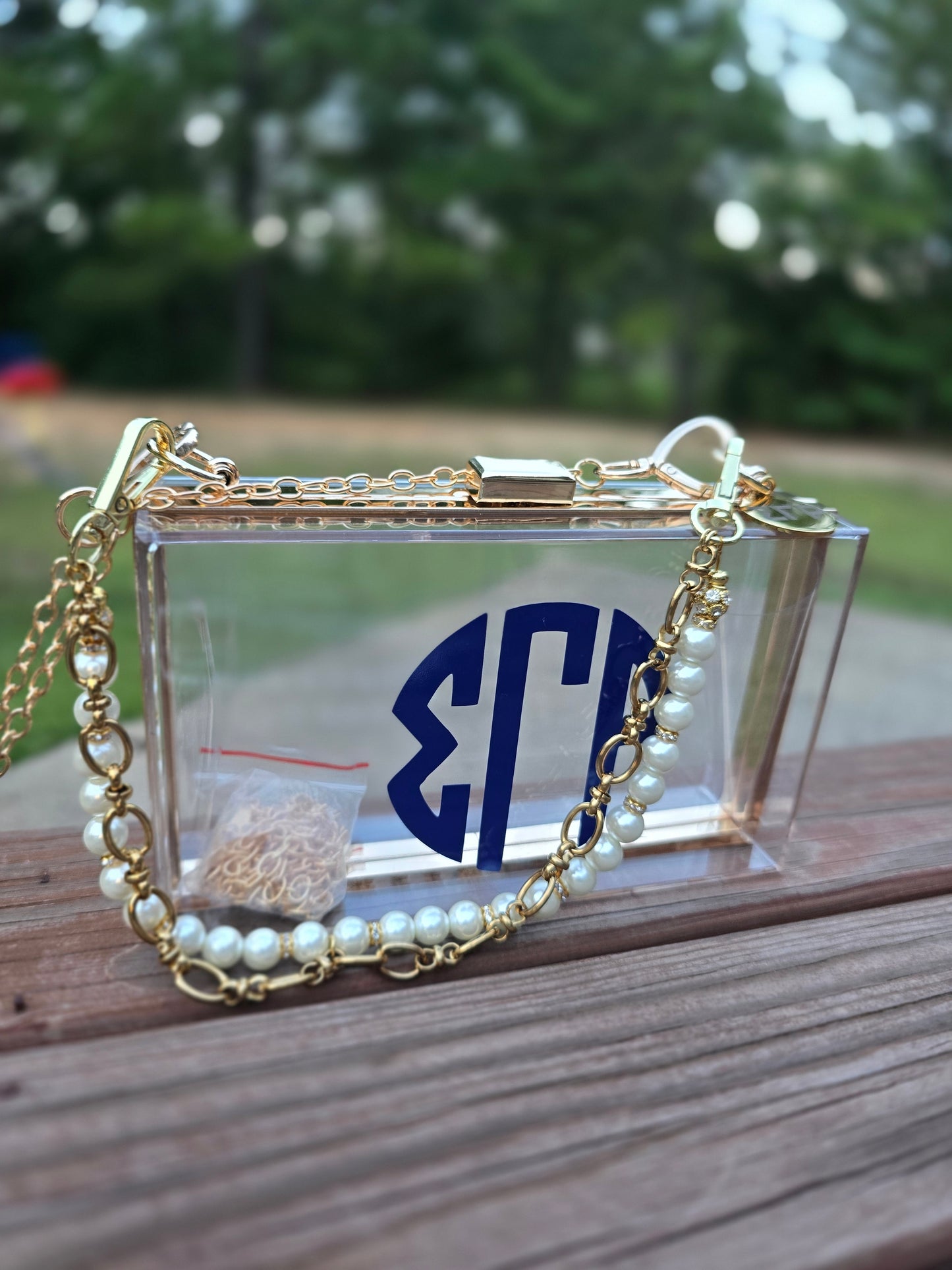 Sigma Gamma Rho Handbag - Sigma Gamma Rho Crossbody - SGRhoClutch Handbag - Sorority Purse - SGRho Stadium Purse
