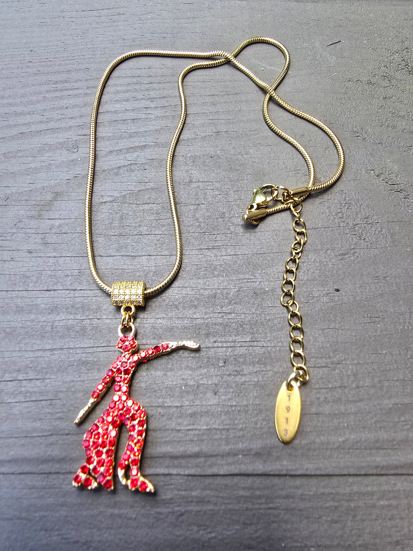 Delta Sigma Theta Sorority Lady Fortitude Necklace