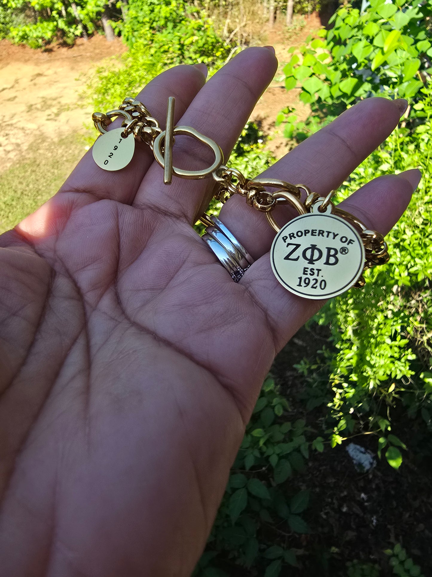 Property of Zeta Phi Beta Bracelet - 1920 - Zeta Bracelet - Sorority Bracelet - Z Phi B Bracelet - Divine Nine - Sorority Jewelry - HBCU bracelet