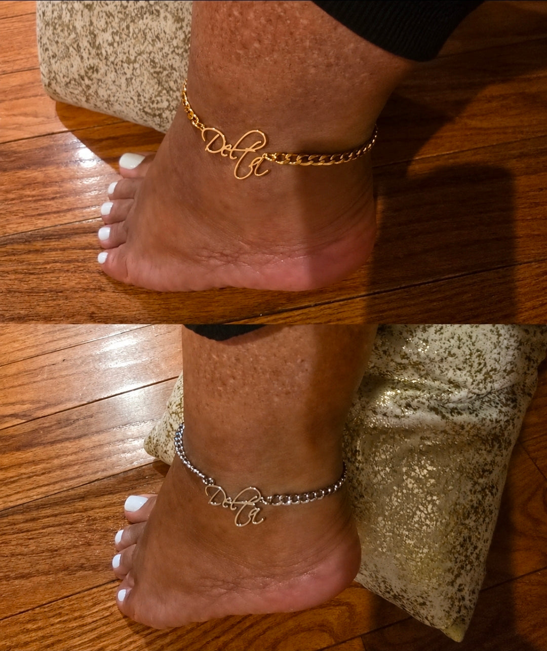Delta Sigma Theta 1913 7mm Link Sorority Anlet - Delta Anklet - Delta Sigma Theta Anklet Bracelet - Sorority Anklet - Delta 1913 Anklet - Delta