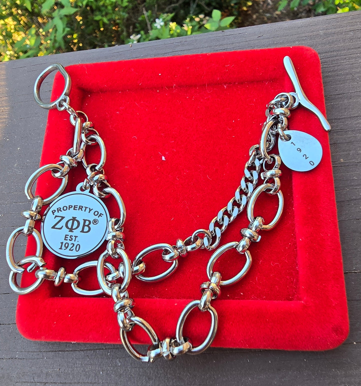 Property of Zeta Phi Beta Bracelet - 1920 - Zeta Bracelet - Sorority Bracelet - Z Phi B Bracelet - Divine Nine - Sorority Jewelry - HBCU bracelet