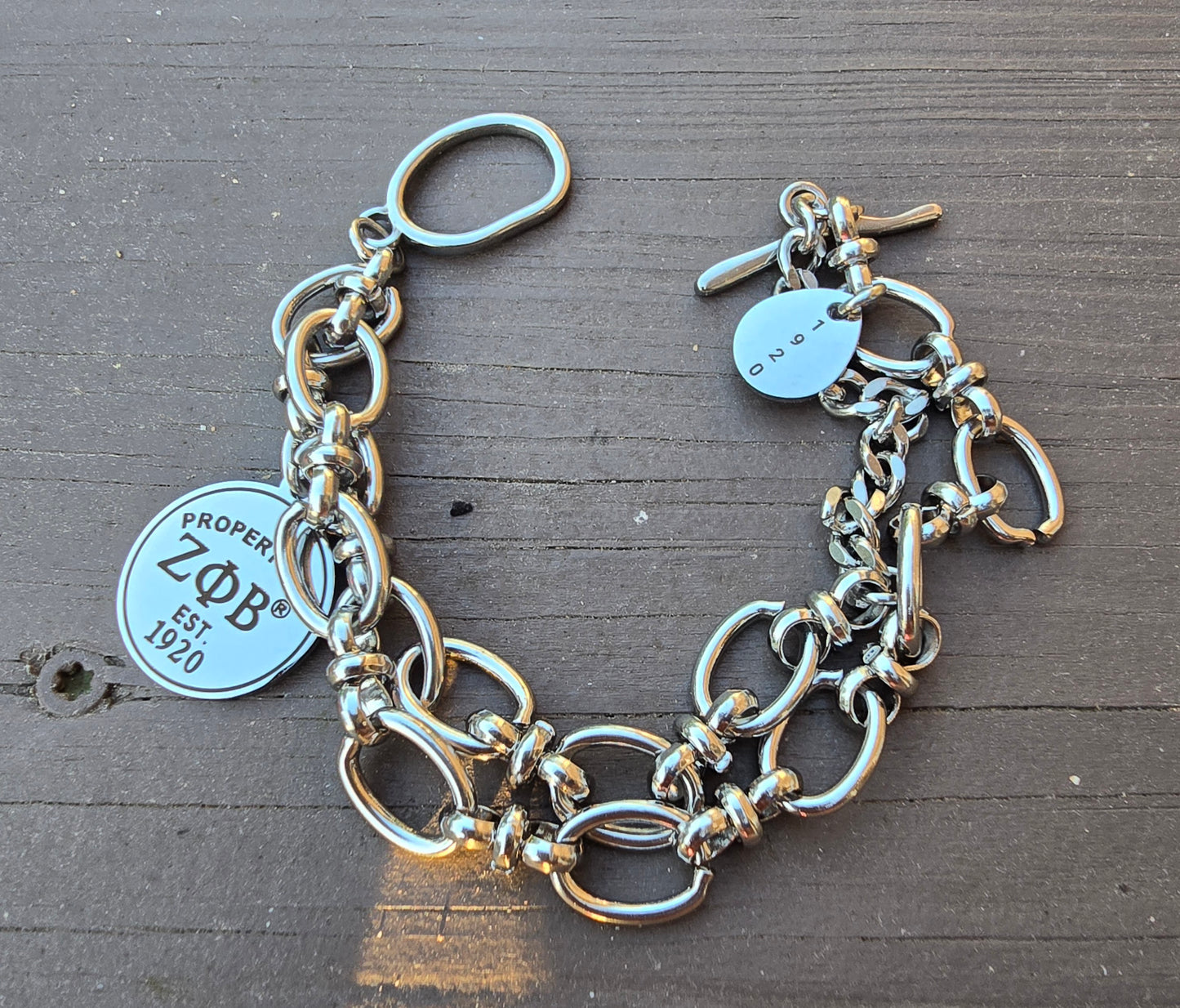 Property of Zeta Phi Beta Bracelet - 1920 - Zeta Bracelet - Sorority Bracelet - Z Phi B Bracelet - Divine Nine - Sorority Jewelry - HBCU bracelet