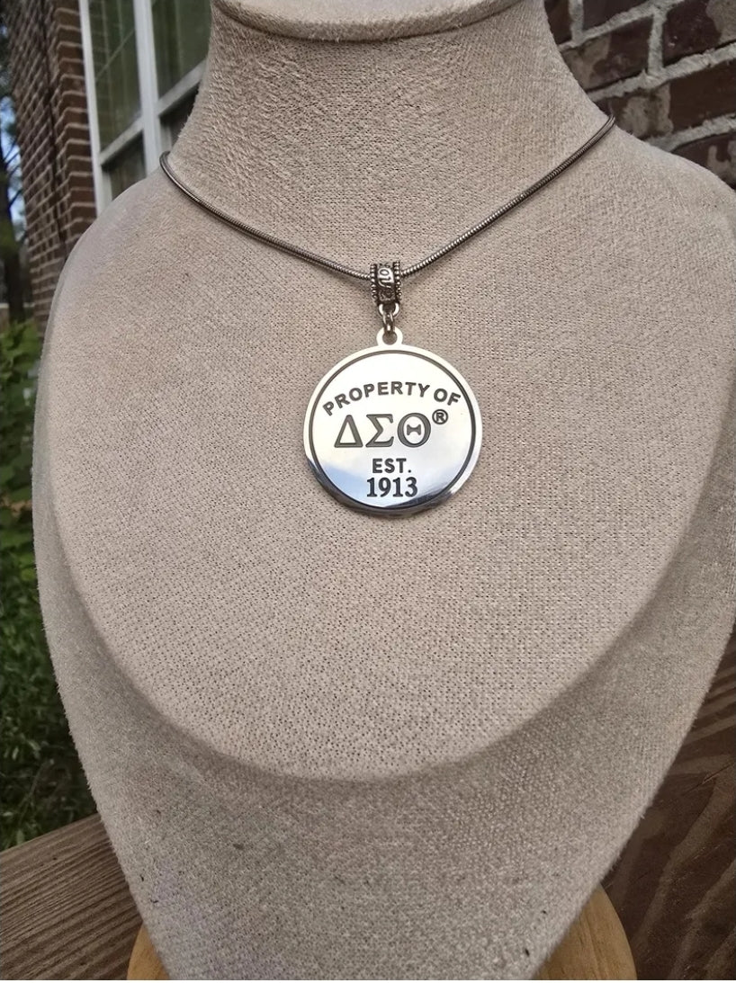 Property of Delta Sigma Theta Sorority Necklace
