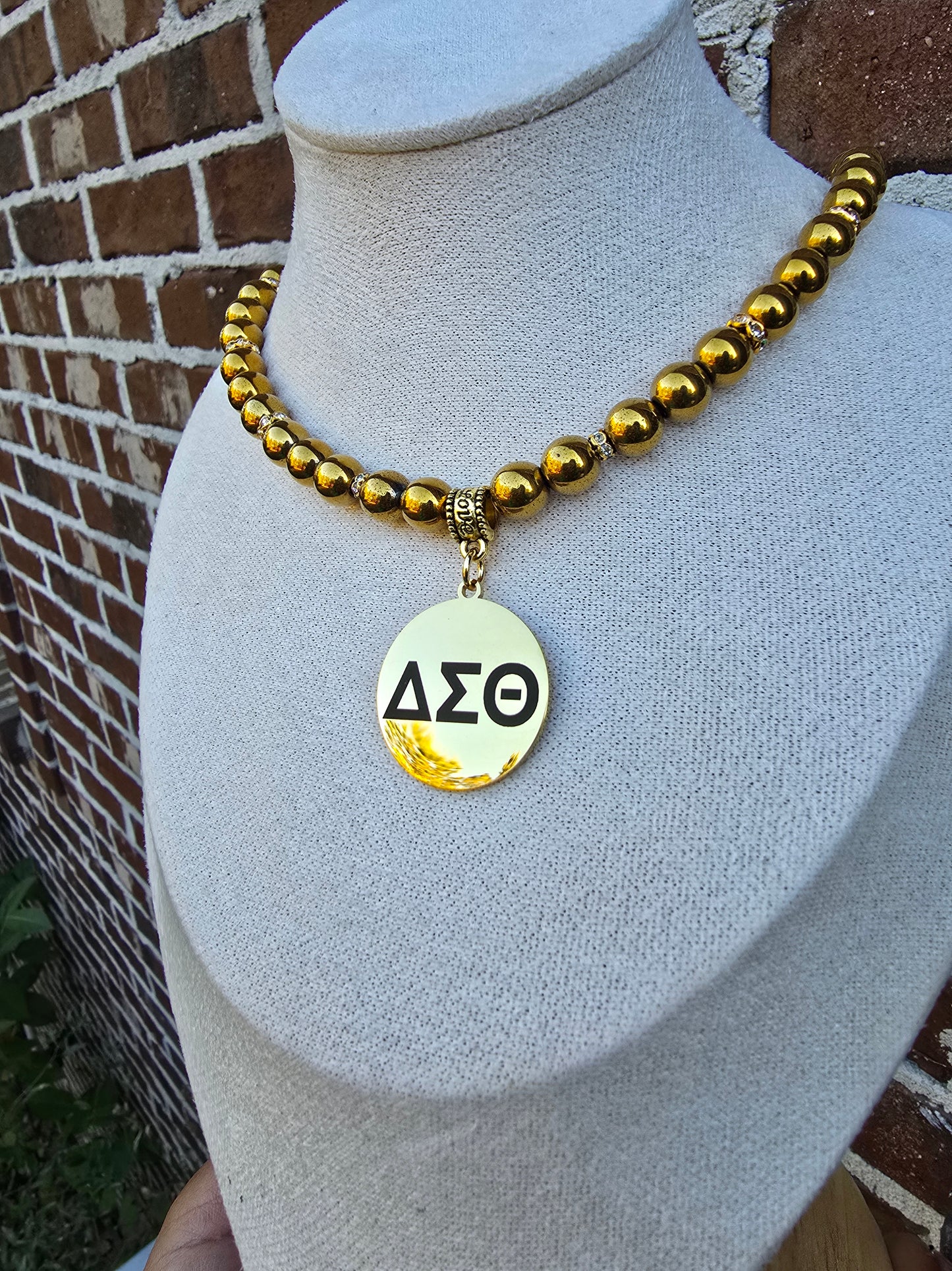 Delta Sigma Theta Beaded Sorority Necklaces - Beaded Sorority Necklace - Delta Sigma Theta Jewelry