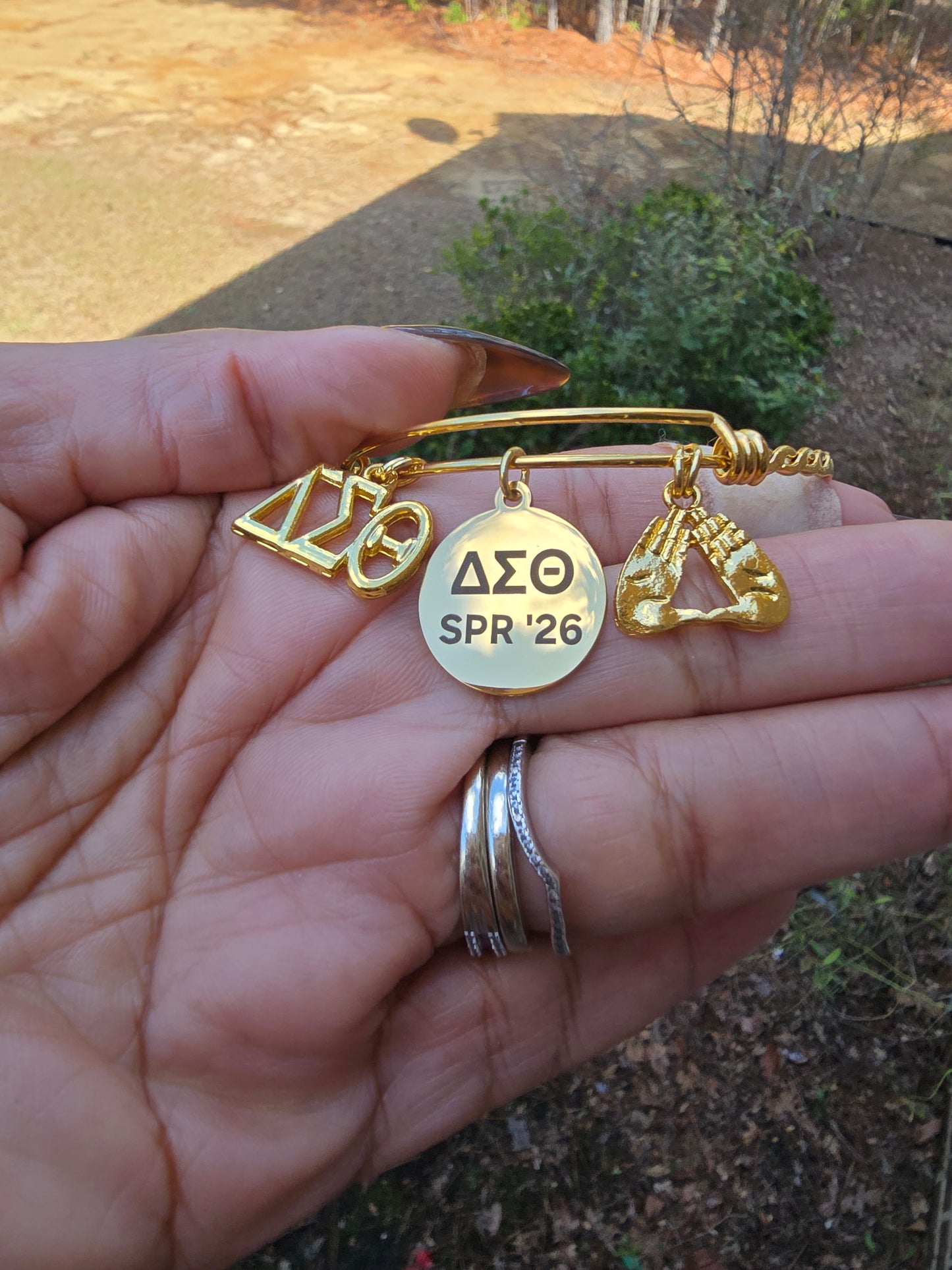Delta Spring 2026 Charm Bracelet - HBCU Bracelet Delta Sigma Theta Bracelet - DST - Spring 2026 - Sorority Jewelry