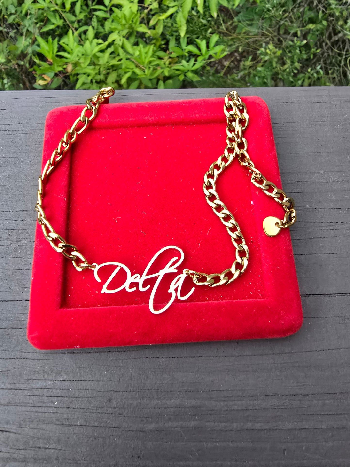 Delta Sigma Theta 1913 7mm Link Sorority Anlet - Delta Anklet - Delta Sigma Theta Anklet Bracelet - Sorority Anklet - Delta 1913 Anklet - Delta