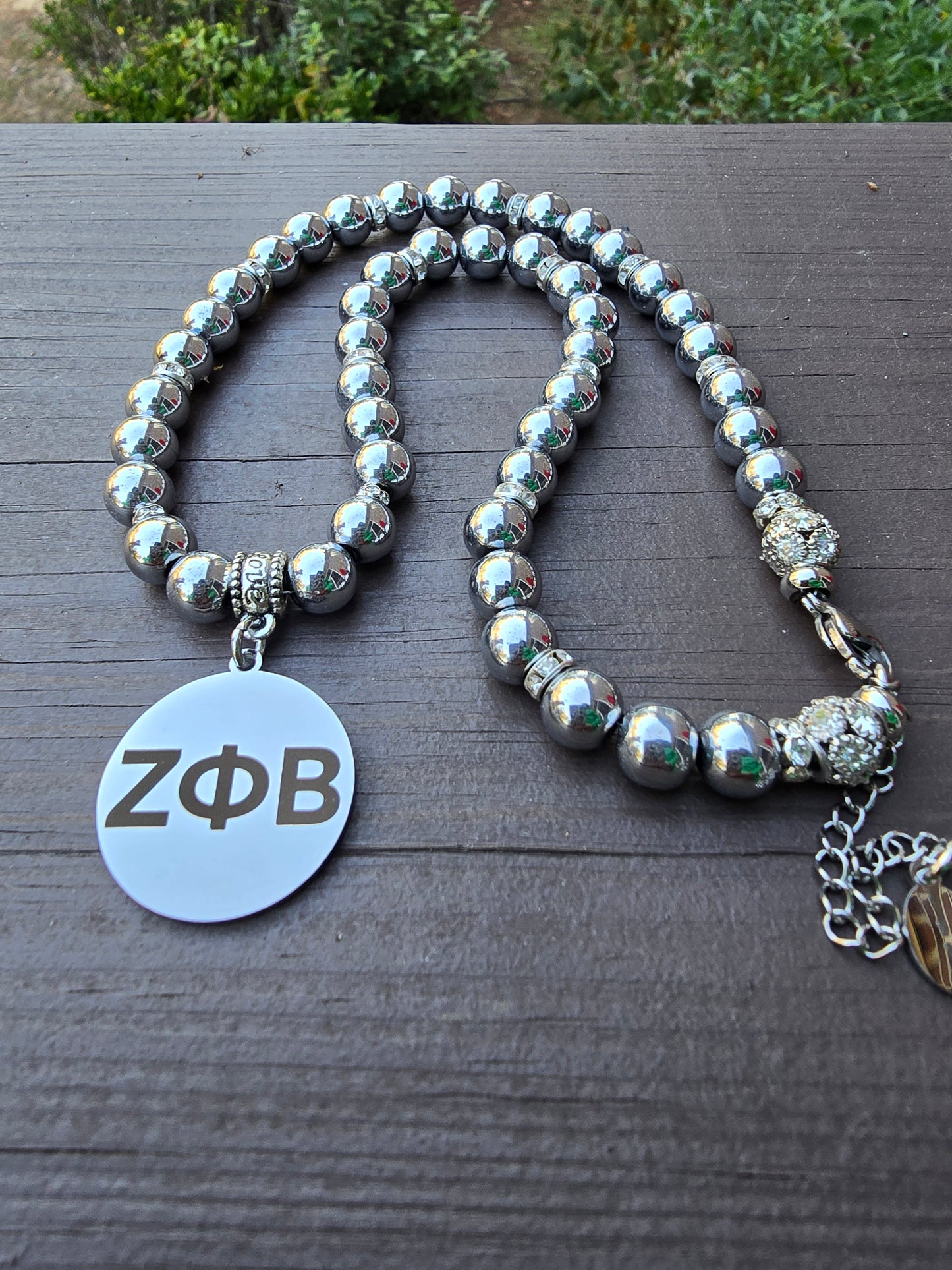 Zeta Phi Beta Beaded Sorority Necklaces - Z Phi B Beaded Sorority Necklace - Zeta Phi Beta Jewelry