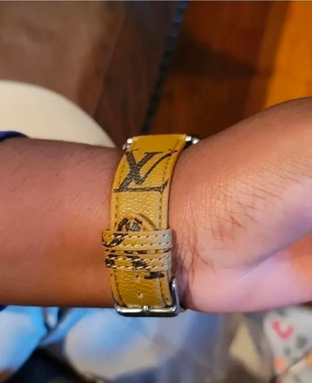 LV Inspired Apple Watch Band