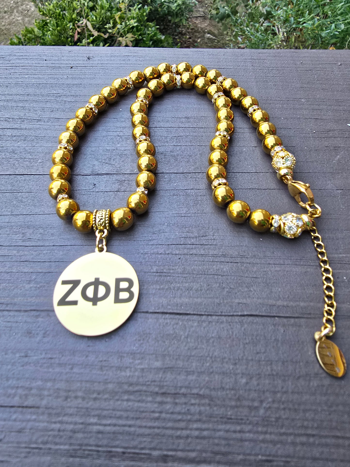 Zeta Phi Beta Beaded Sorority Necklaces - Z Phi B Beaded Sorority Necklace - Zeta Phi Beta Jewelry