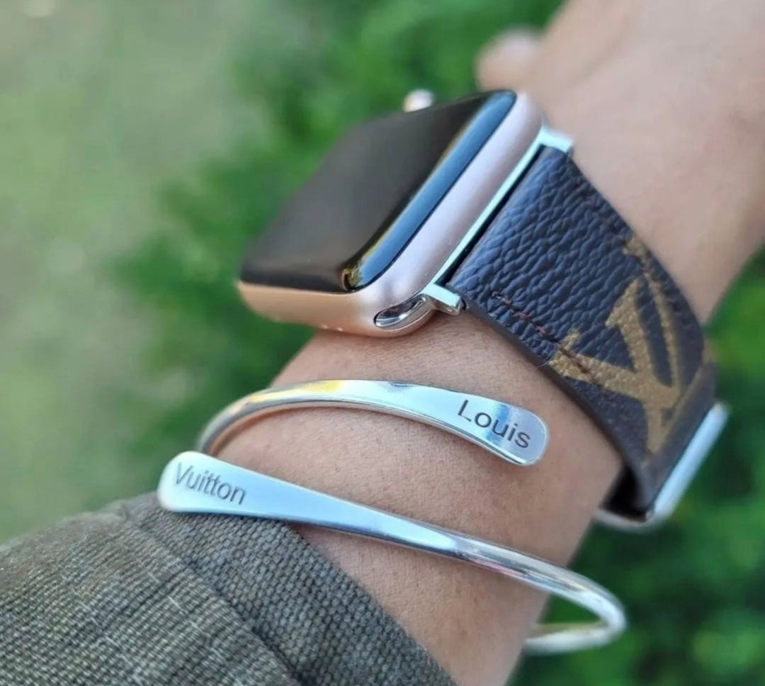 LV Inspired Apple Watch Band