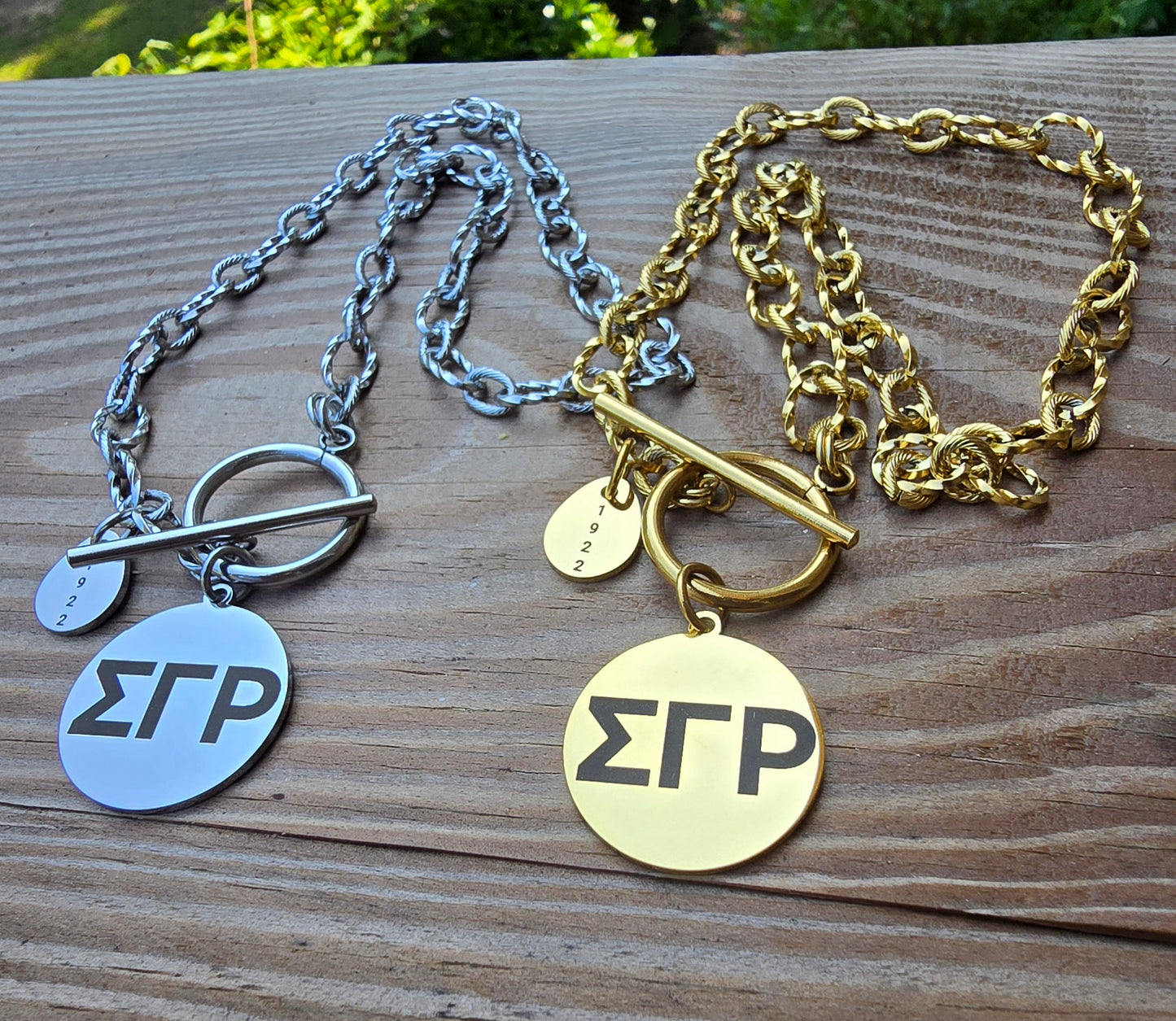 SGRho necklace- Sorority necklace - Sigma Gamma Rho- Sorority gift - HBCU - Divine Nine Sororities