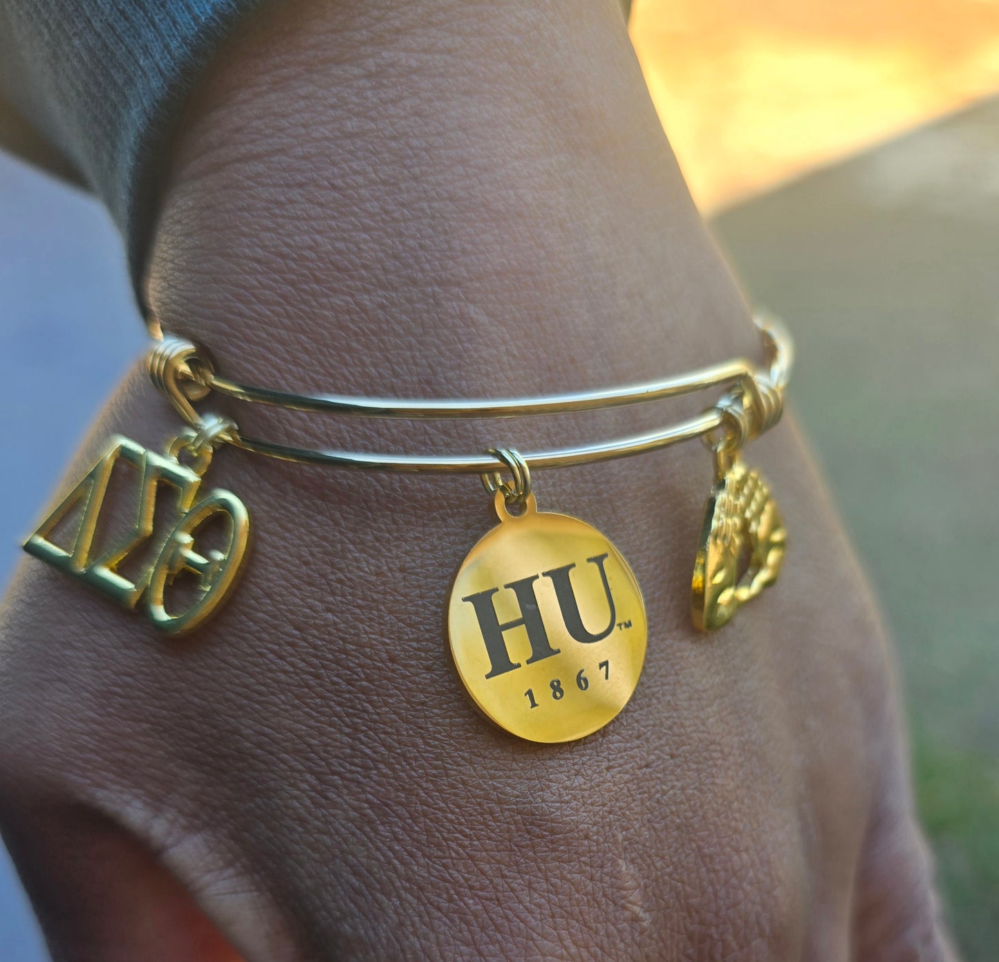 Howard University Delta Bracelet - HBCU - Delta Sigma Theta Bracelet - Sorority Bracelet - DST University bracelet - Sorority Jewelry - HU 1867