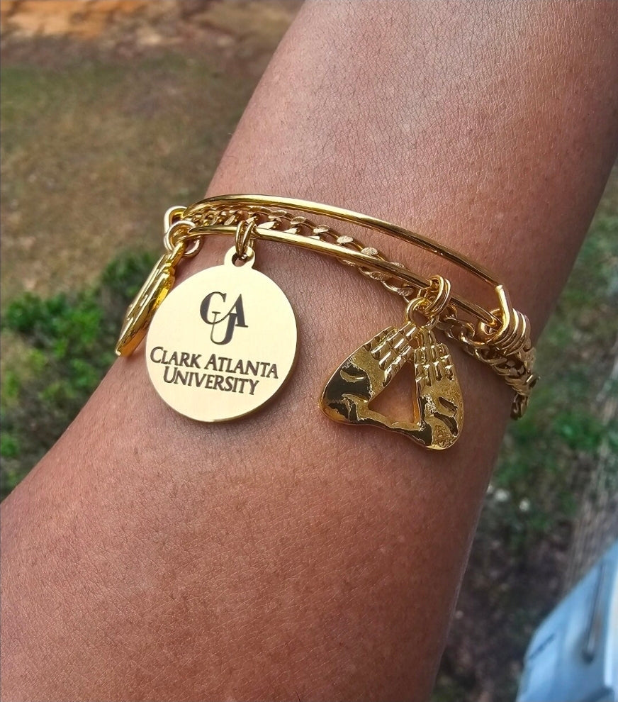 Clark Atlanta University Delta Bracelet - HBCU - Delta Sigma Theta Bracelet - Sorority Bracelet - DST Bracelet Sorority Jewelry - CAU