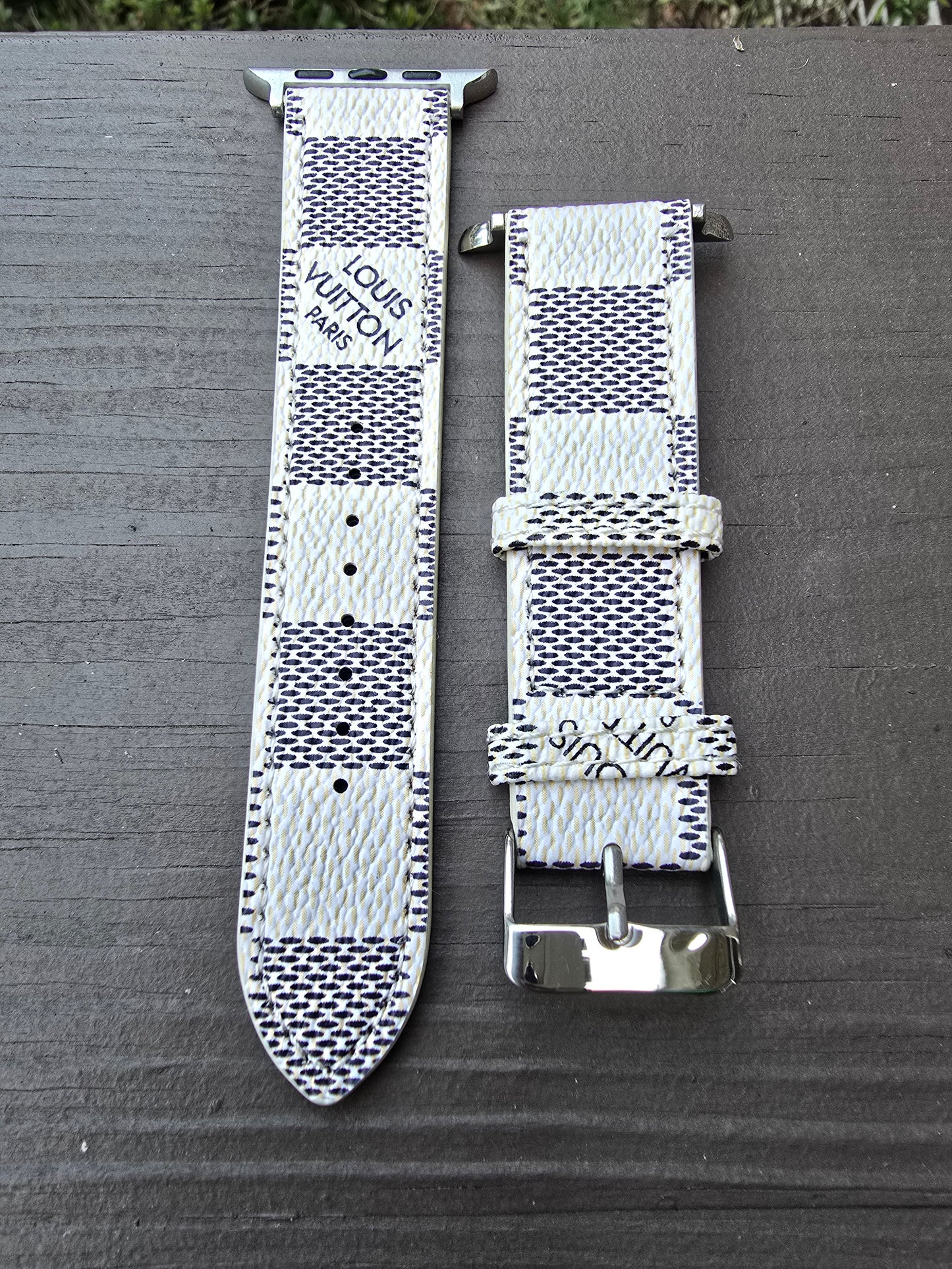 LV Inspired Apple Watch Band