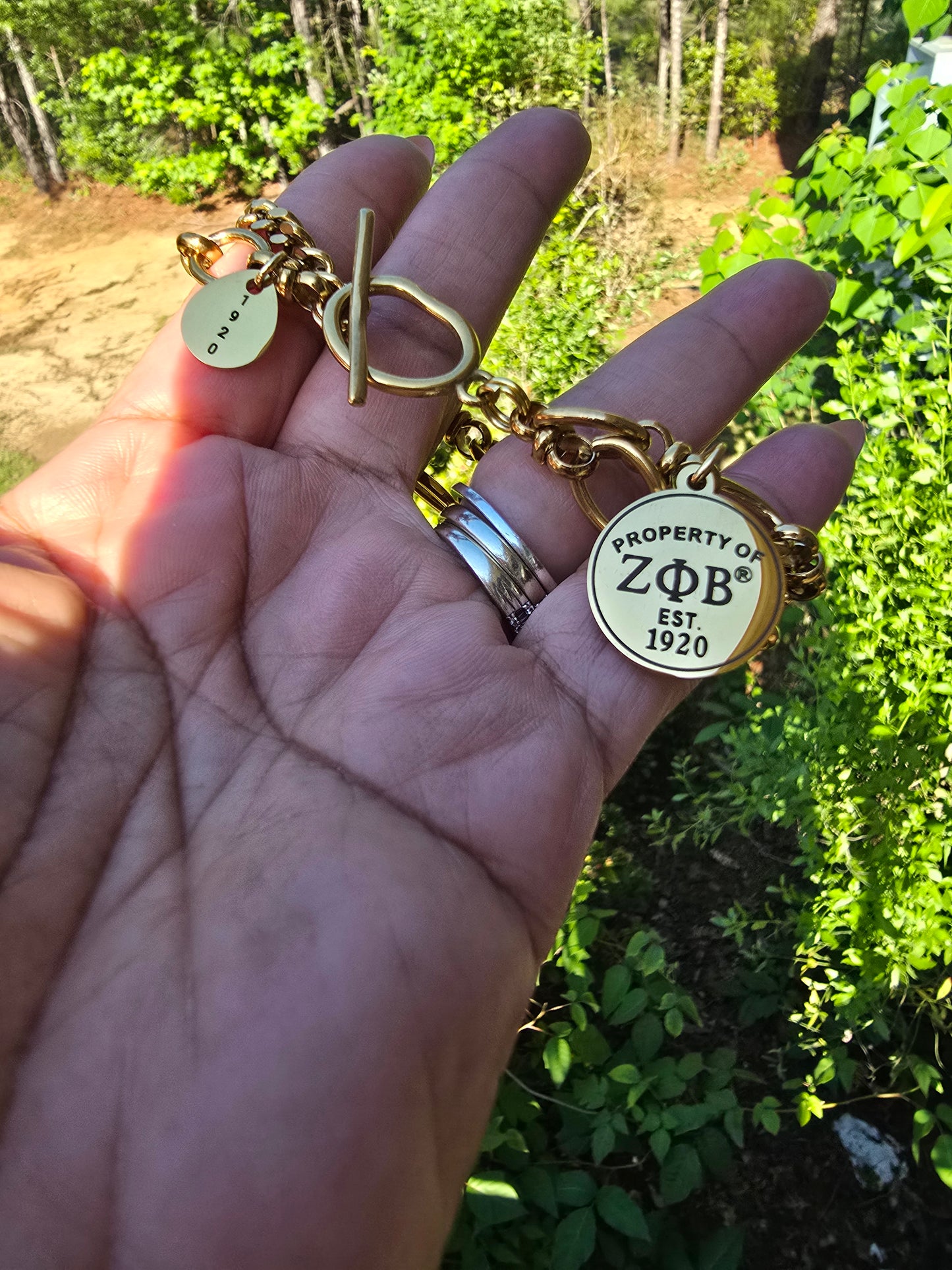 Property of Zeta Phi Beta Bracelet - 1920 - Zeta Bracelet - Sorority Bracelet - Z Phi B Bracelet - Divine Nine - Sorority Jewelry - HBCU bracelet