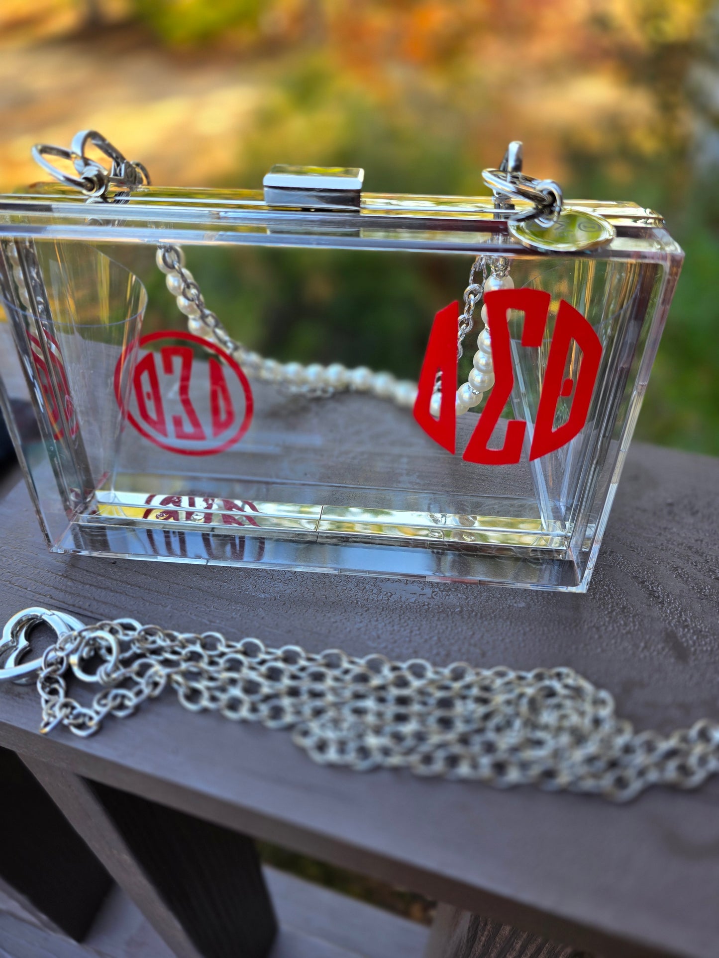 Delta Sigma Theta Sorority Crossbody/Clutch Handbag