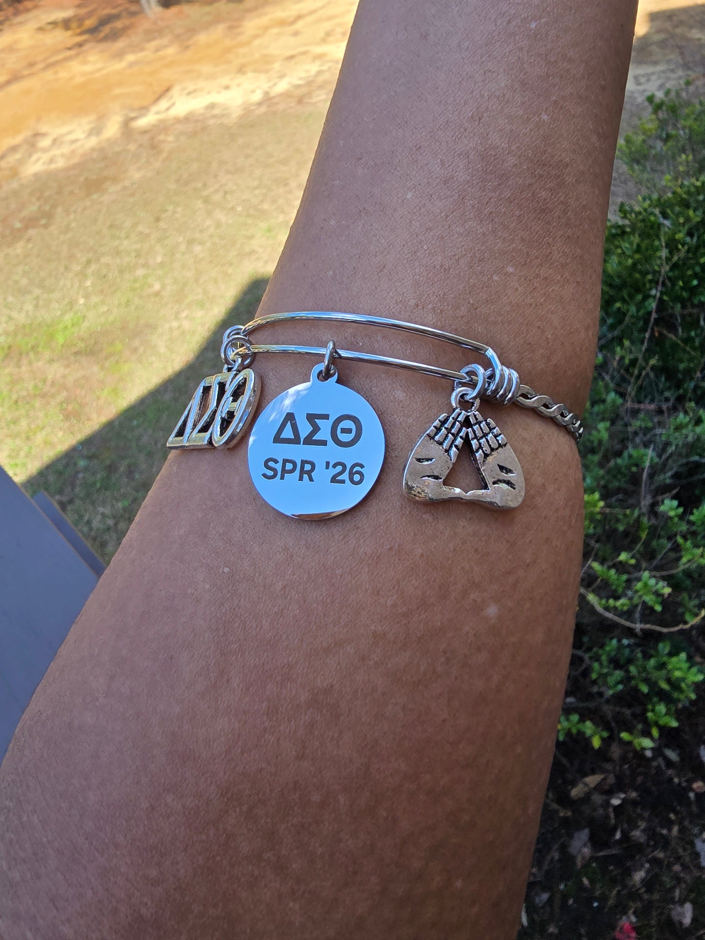 Delta Spring 2026 Charm Bracelet - HBCU Bracelet Delta Sigma Theta Bracelet - DST - Spring 2026 - Sorority Jewelry