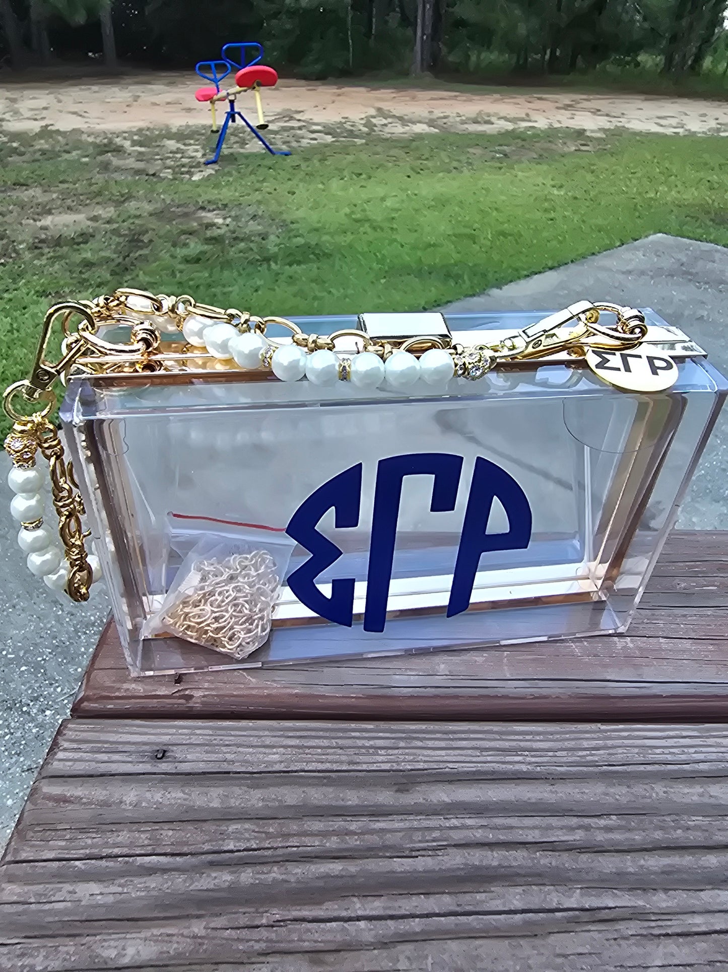 Sigma Gamma Rho Handbag - Sigma Gamma Rho Crossbody - SGRhoClutch Handbag - Sorority Purse - SGRho Stadium Purse