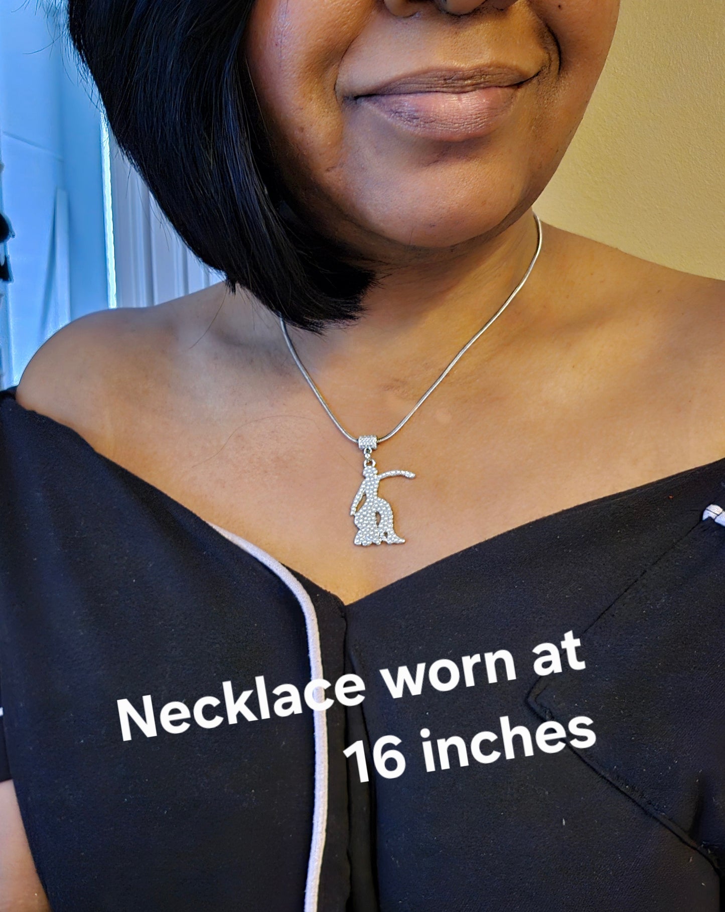 Delta Sigma Theta Sorority Lady Fortitude Necklace